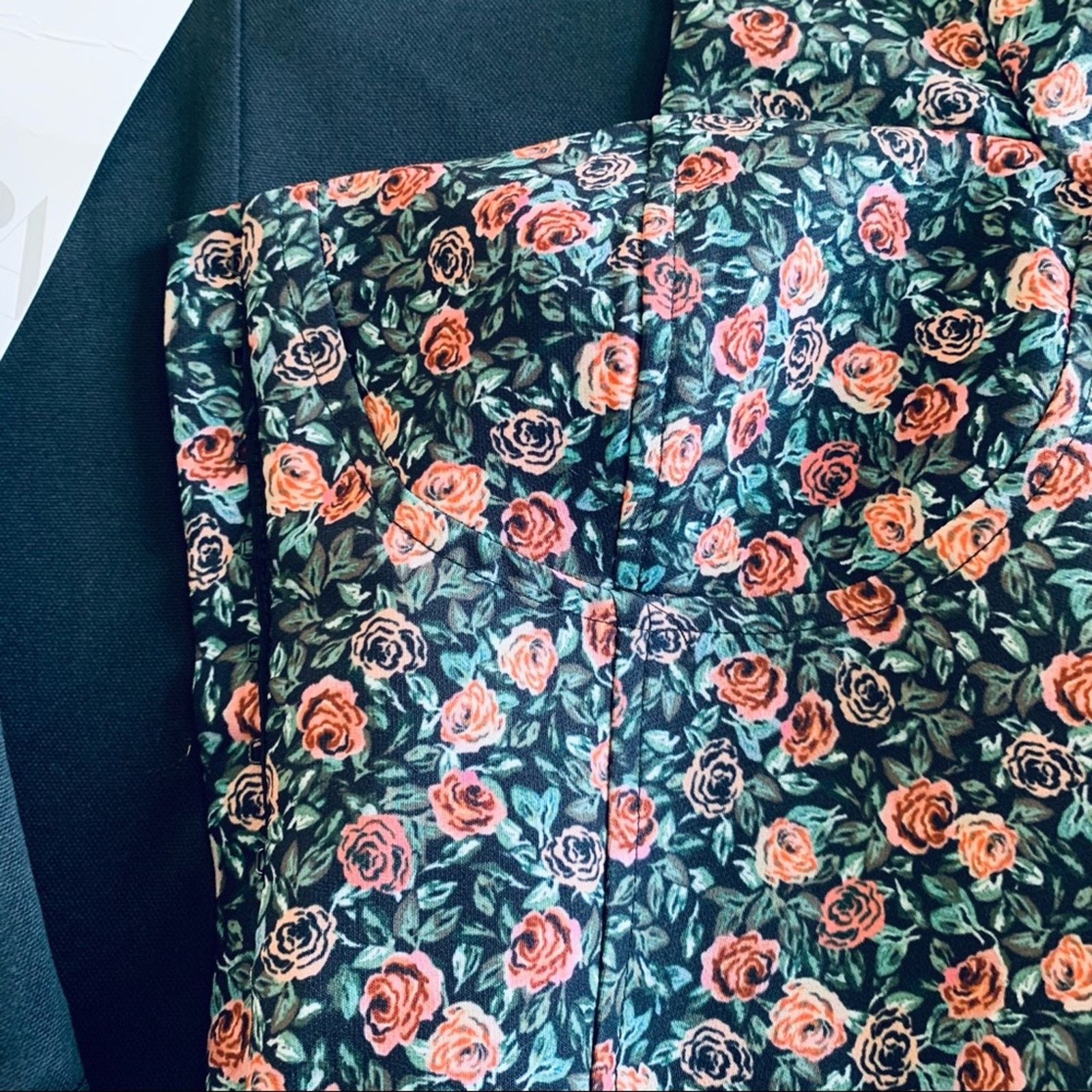Zara Zara floral detail long sleeve corset crop top size Small Size S / US 4 / IT 40 - 9 Thumbnail
