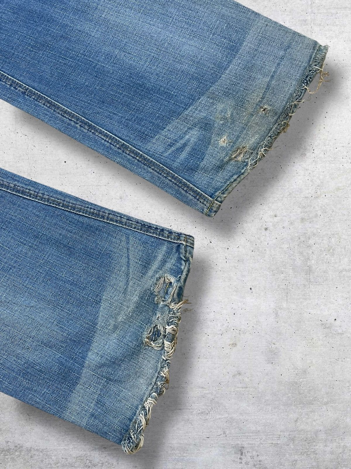 Rogan VINTAGE DESIGNER DISTRESSED PATCHWORK USA ROGAN DENIM STREET Size US 28 / EU 44 - 9 Thumbnail