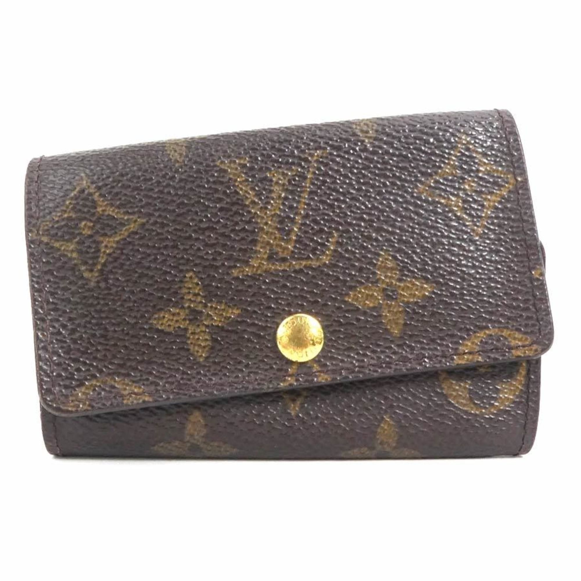 LOUIS VUITTON LOUIS VUITTON Multicles 6 key holder M62630 Monogram canvas  Brown Used unisex LV M62630