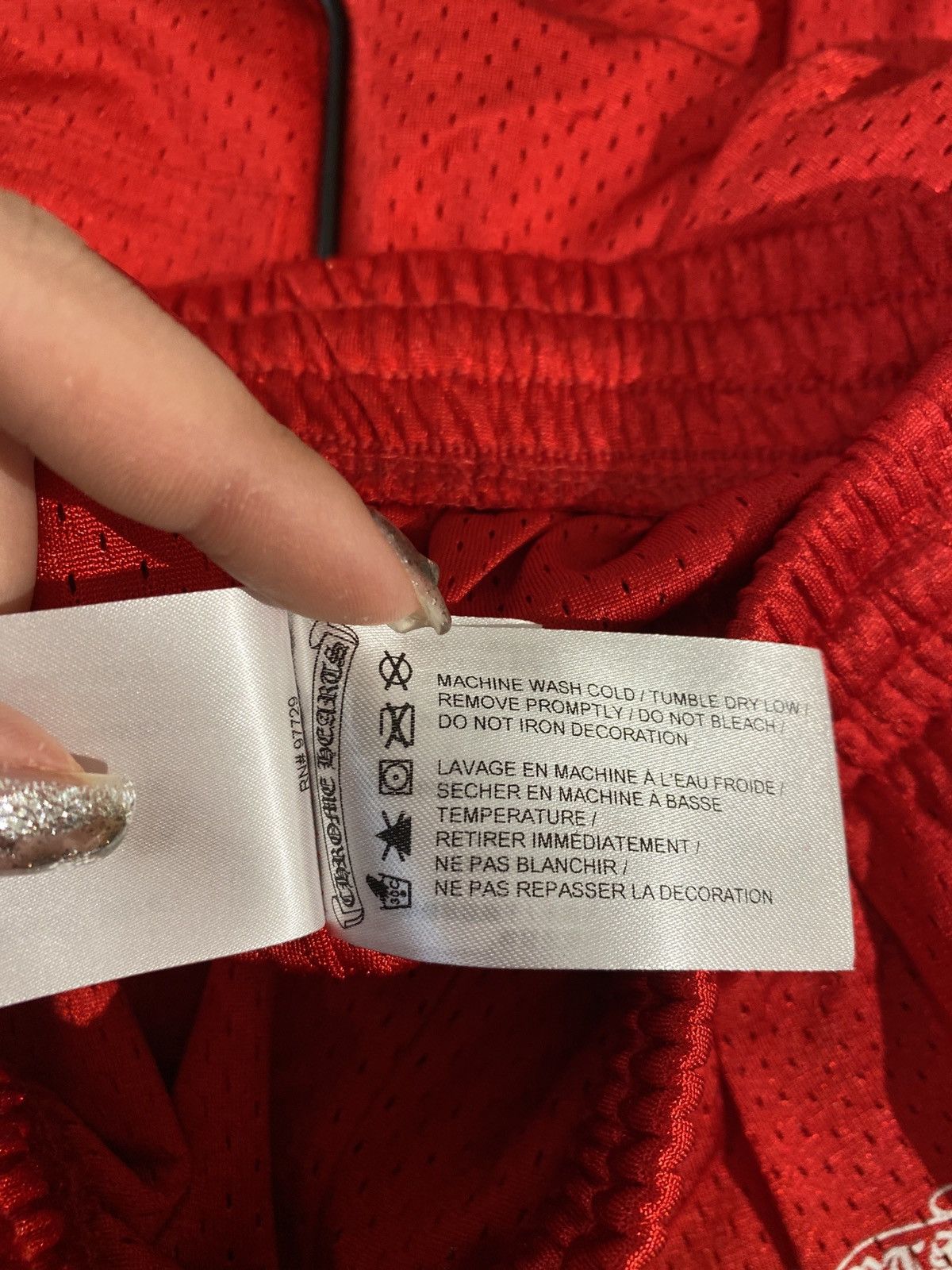 Chrome Hearts Chrome Hearts Matty Boy Mesh Varsity Red Pants Size US 32 / EU 48 - 5 Thumbnail