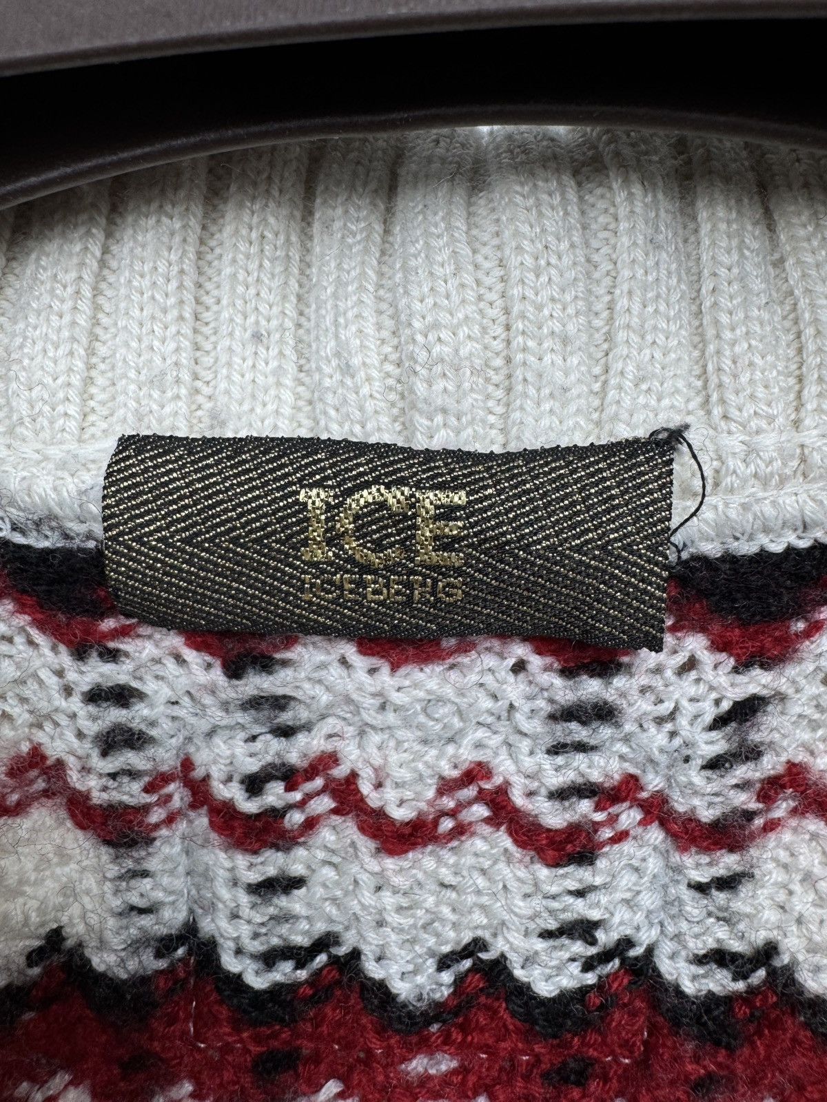 Iceberg ICEBERG Made In Italy WOOL BLEND SWEATER CARDIGAN MENs M Size US M / EU 48-50 / 2 - 12 Thumbnail