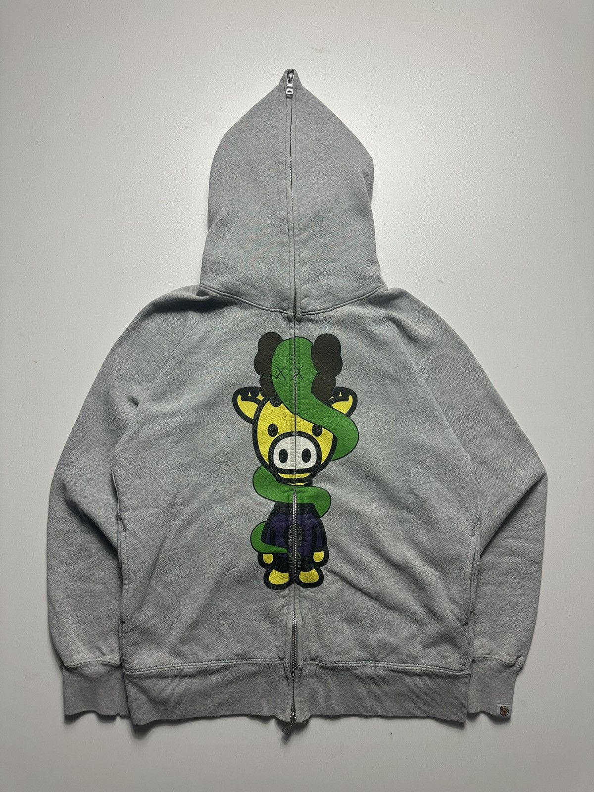 Bape × Kaws Vintage Bape x Kaws Zip Hoodie Size US S / EU 44-46 / 1 - 1 Thumbnail