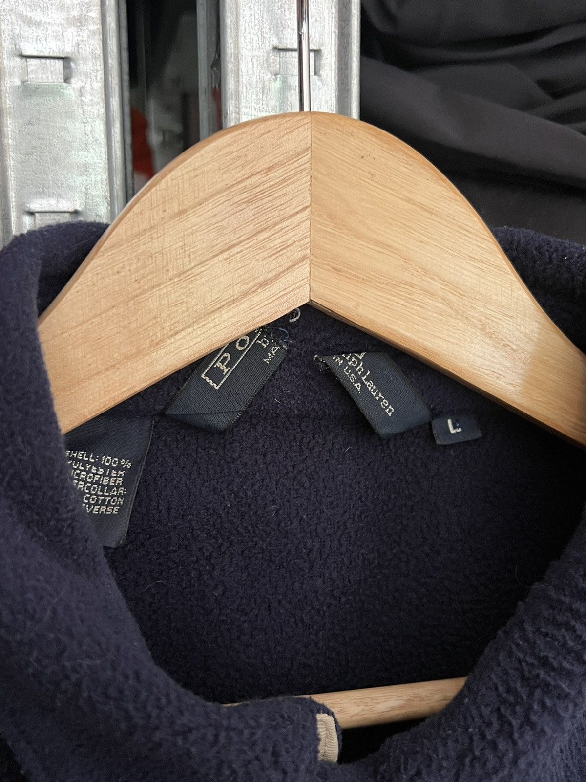 Polo Ralph Lauren × Ralph Lauren × Vintage Vintage Polo Ralph Lauren Fleece Jacket Y2K Bomber Size L Size US L / EU 52-54 / 3 - 4 Thumbnail
