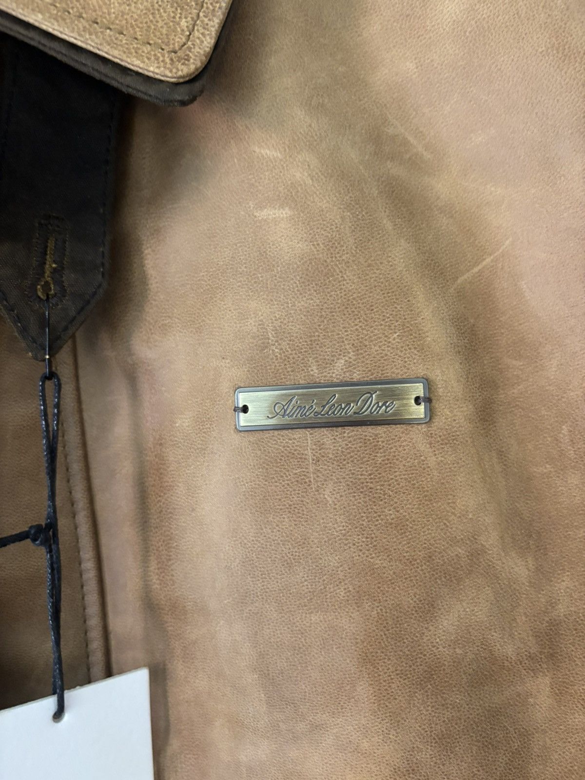 Aime Leon Dore Aime Leon Dore Leather Aviator Jacket Size US M / EU 48-50 / 2 - 6 Thumbnail
