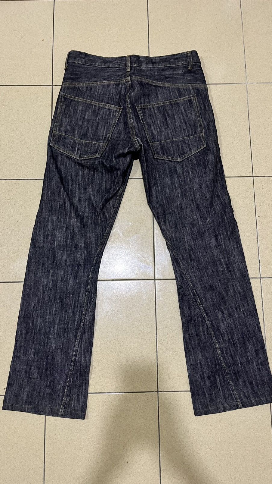 Yohji Yamamoto A.A.R Against All Risk Bootcut Jeans Denim Size US 34 / EU 50 - 2 Thumbnail