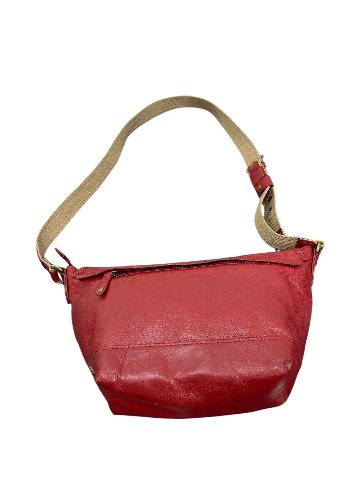 Japanese Brand Full Leather Effy Modern Design Cross Body Bag 1🟩0 Size ONE SIZE - 13 Thumbnail
