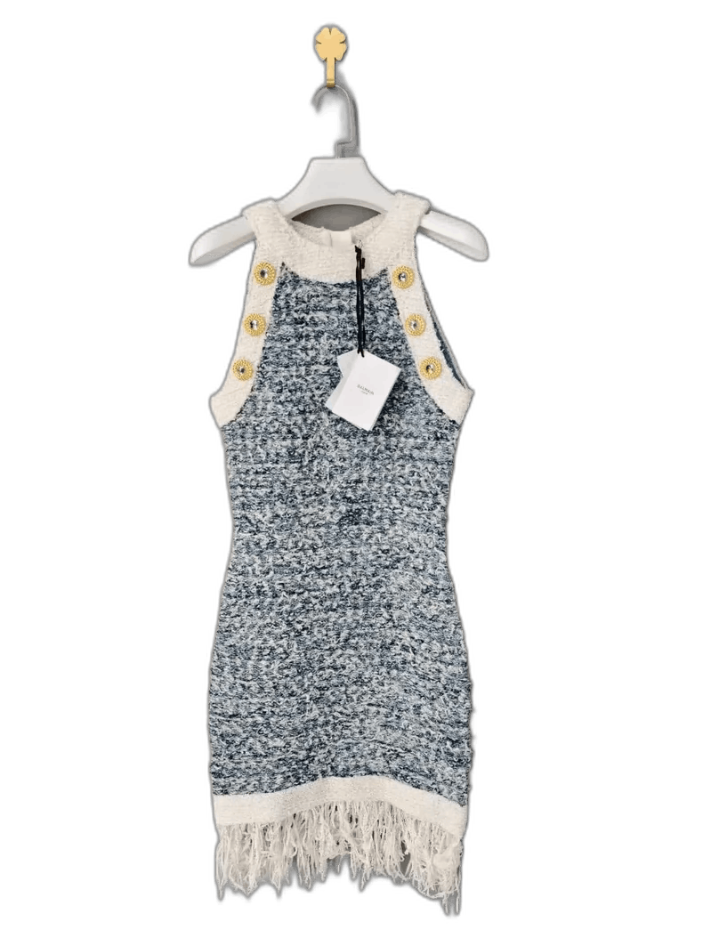 balmain blue tweed dress Sweet Surprise Floral Maxi Dress in Royal Blue – Impressions Online Boutique main image 1