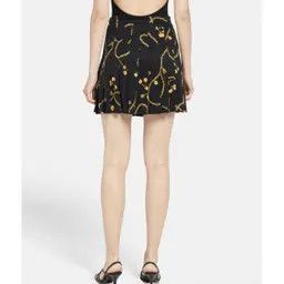 Celine o1w1db11124 Pleated Silk Jersey Mini Skirt in Black Size 24" / US 00 / IT 34 - 4 Thumbnail