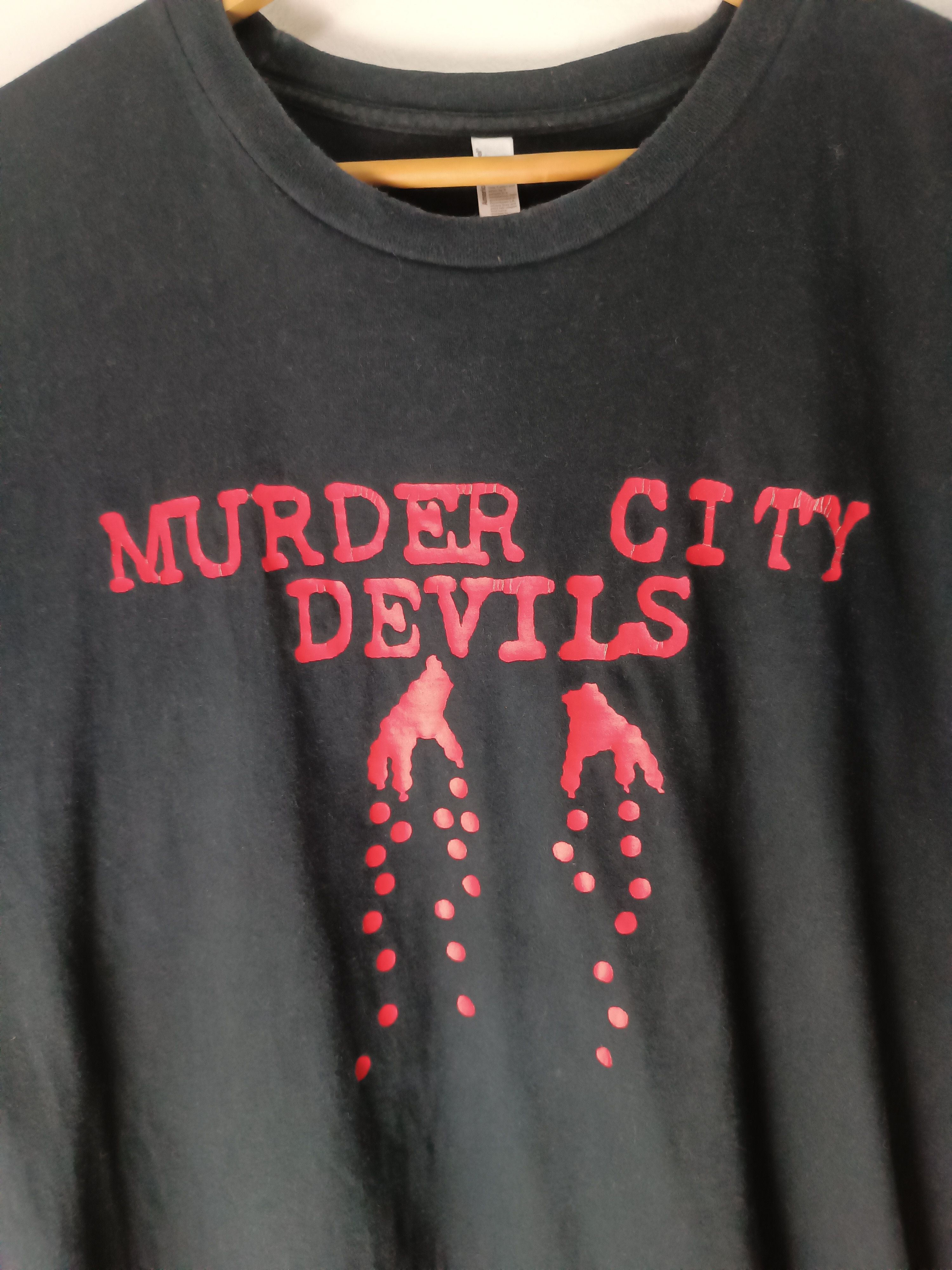 Band Tees VINTAGE Y2K MURDER CITY DEVILS FADED TEE afi melvins hole Size US L / EU 52-54 / 3 - 9 Thumbnail