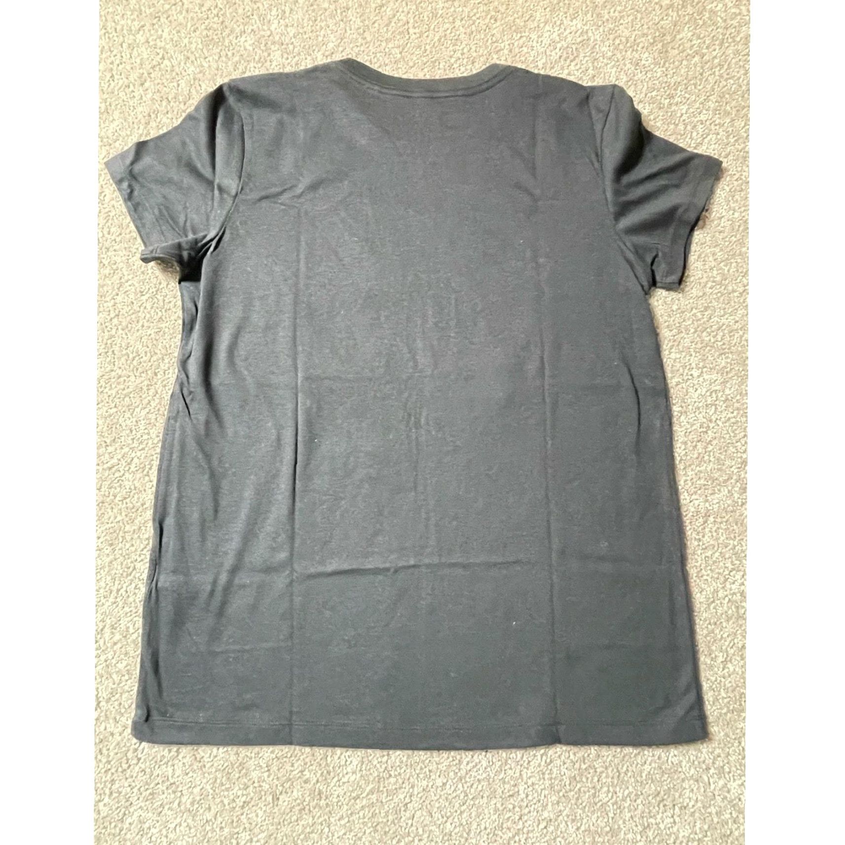 Under Armour Under Armour Shirt Womens S Crew Neck Short Sleeve Black Casual Relaxed Jersey Cotton Blend Pullover T-Shirt Size S / US 4 / IT 40 - 2 Thumbnail