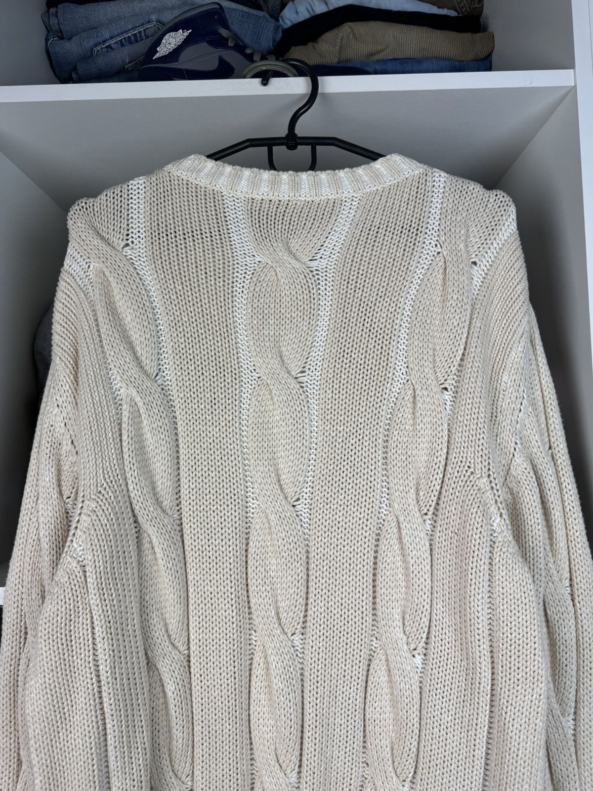 Ermenegildo Zegna Ermenegildo Zegna Men’s Cotton Cable Knit Sweater Size US XL / EU 56 / 4 - 15 Thumbnail