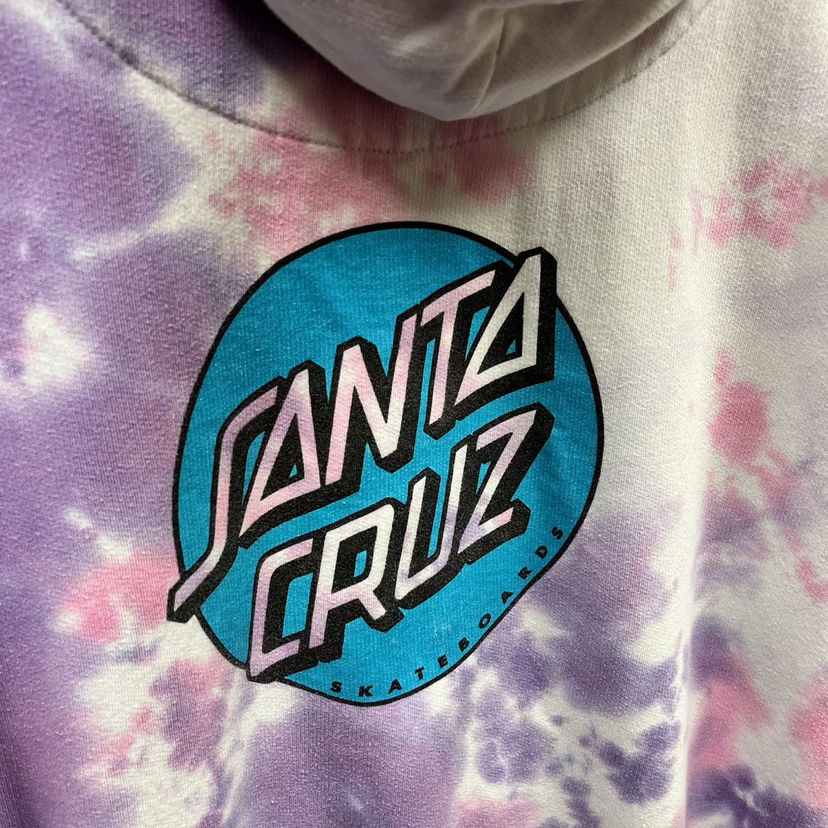 Santa Cruz Skateboards Vintage Y2K Santa Cruz Tie Dye Unisex Hoodie Large L Size US L / EU 52-54 / 3 - 2 Thumbnail