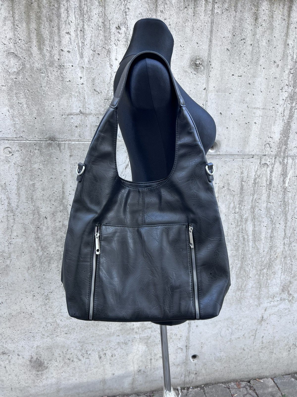 Rick Owens Double Zipper Avant Garde Shoulder Bag Size ONE SIZE - 1 Thumbnail
