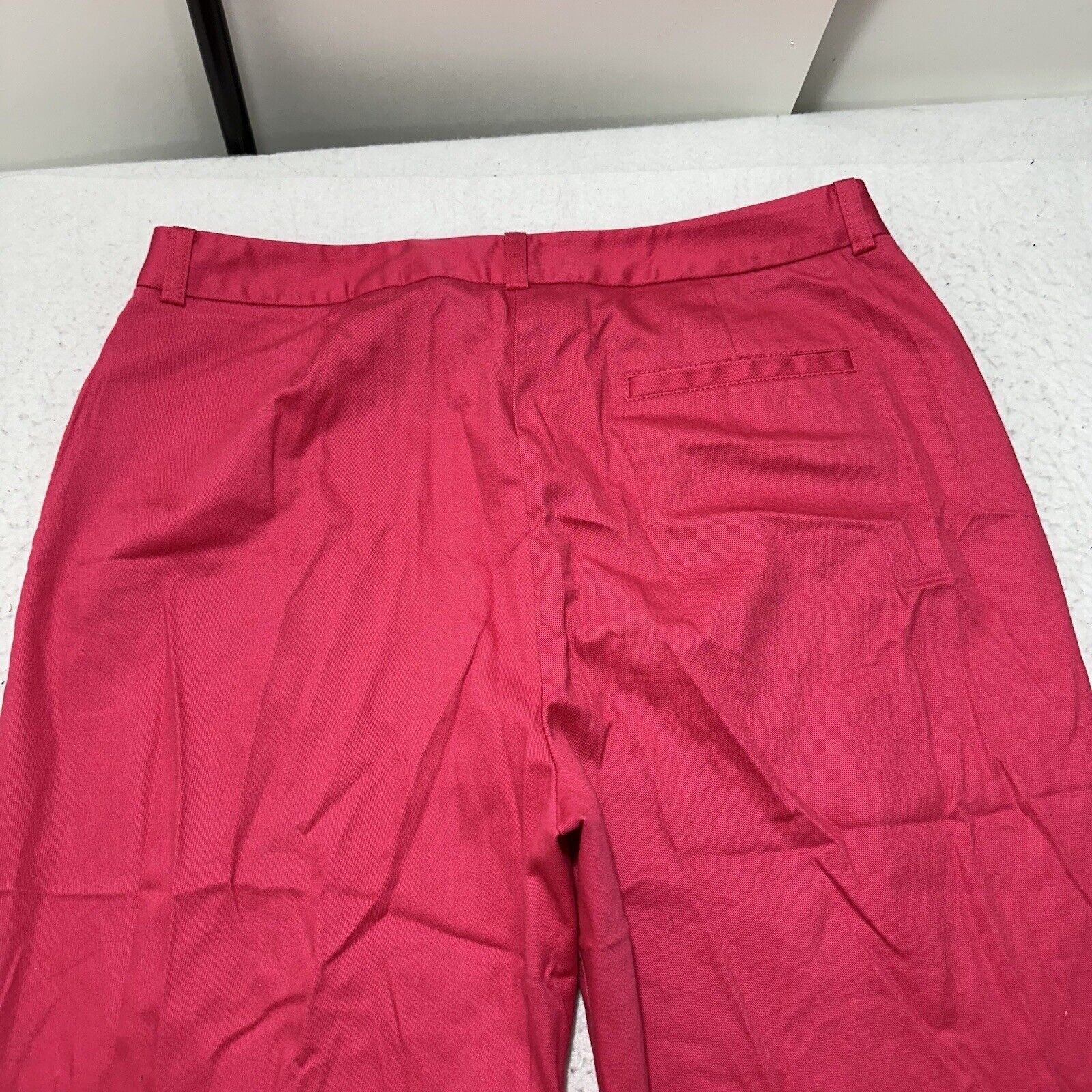 Jones New York Jones 12 Flat Front Hot Pink Pants 24" Inseam EasyCare Size 34" / US 12 / IT 48 - 9 Thumbnail
