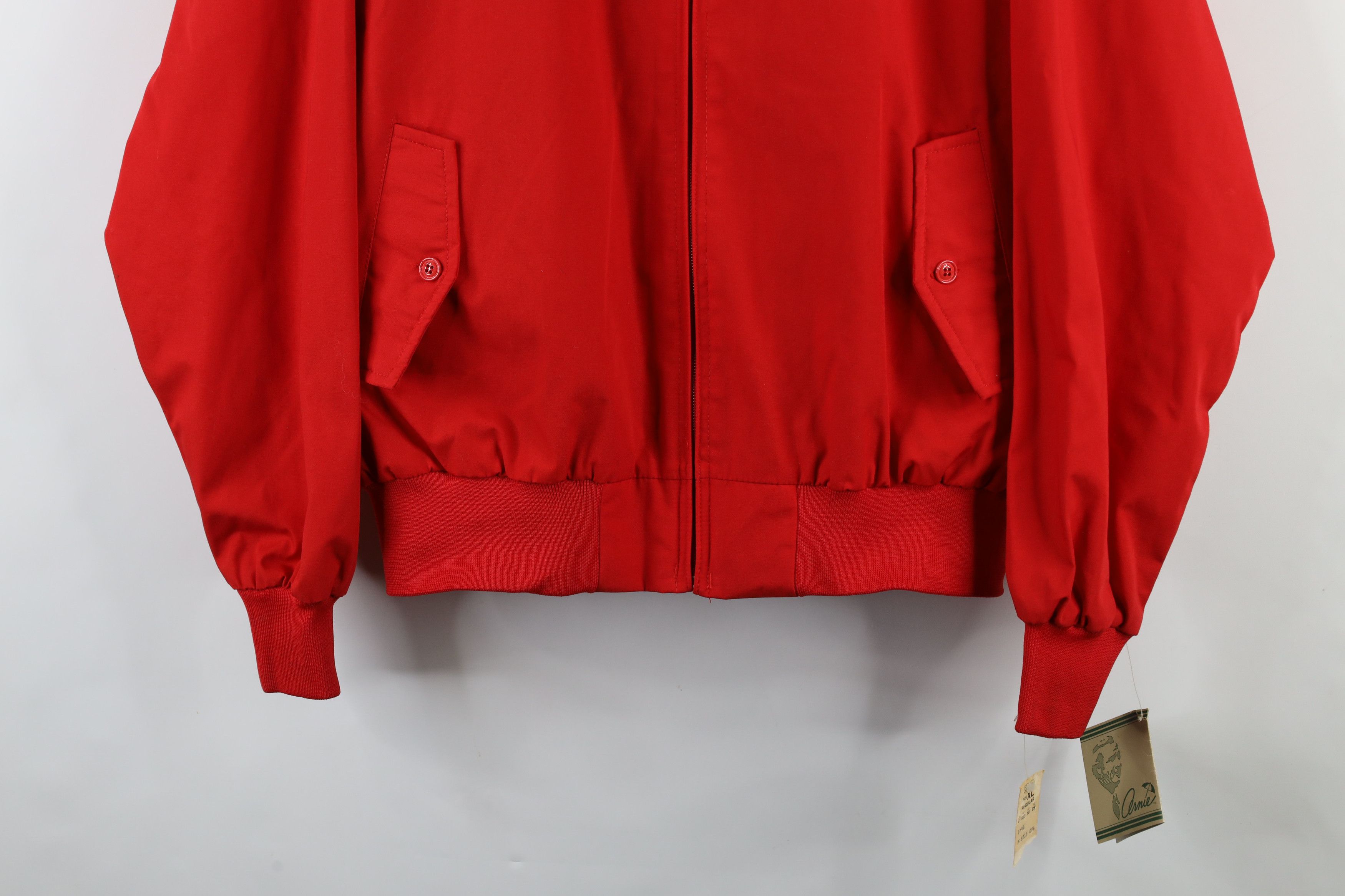 Vintage Deadstock Vintage 70s Streetwear Racer Bomber Jacket Red Size US XL / EU 56 / 4 - 3 Thumbnail