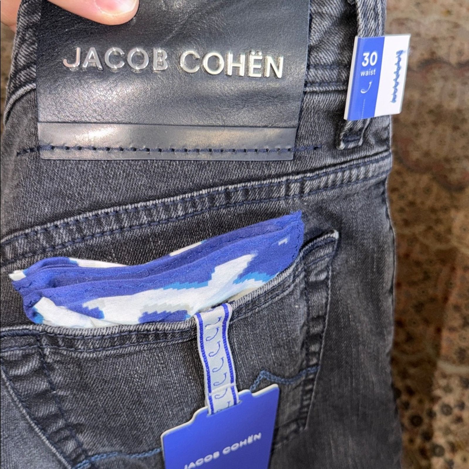 Jacob Cohen Jacob Cohen Dark Gray Bard Men's Jeans Size 30 Size US 30 / EU 46 - 8 Thumbnail