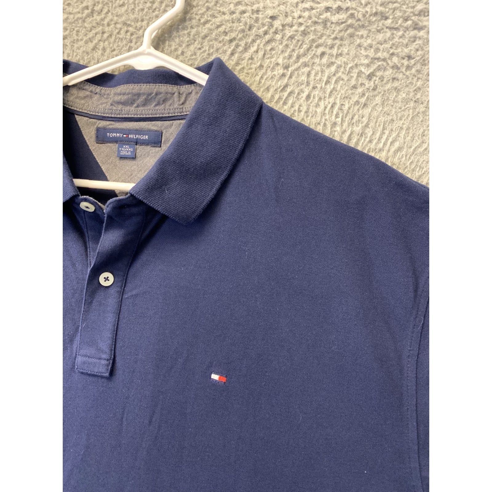 Tommy Hilfiger Tommy Hilfiger Polo Shirt Men's 2XL Short Sleeve Logo Navy Blue Casual Activewear Size US XXL / EU 58 / 5 - 2 Thumbnail