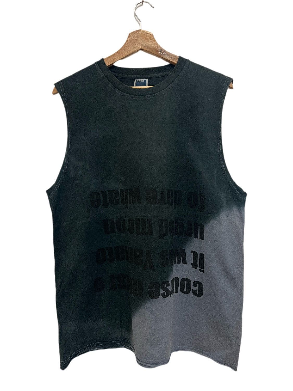 Hysteric Glamour × Japanese Brand × PPFM VINTAGE PPFM SLEEVELESS DISTRESSED TANK TOP Size US L / EU 52-54 / 3 - 1 Thumbnail