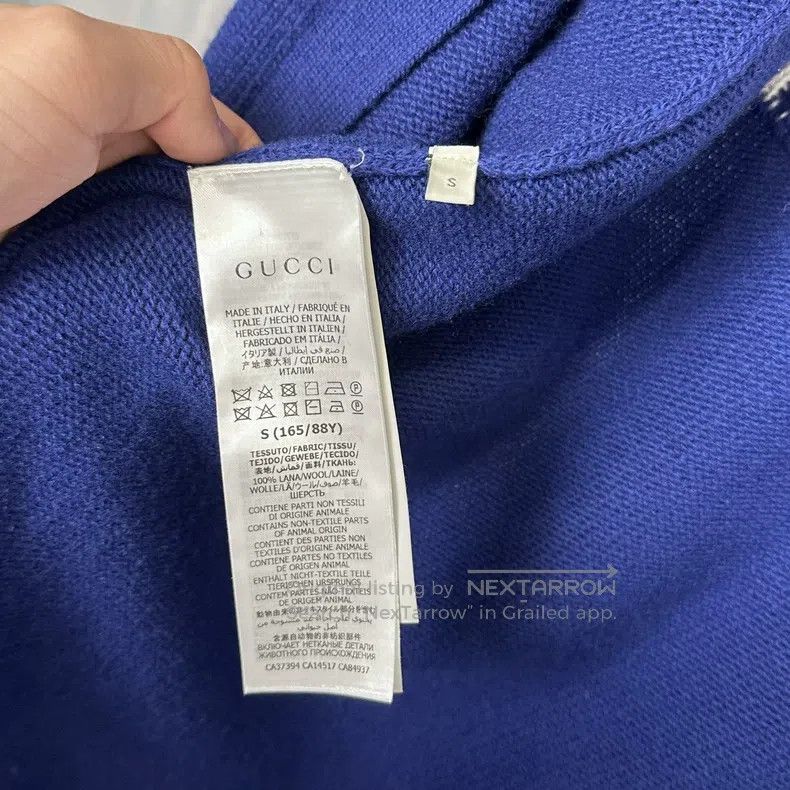 Gucci Gucci Blue cardigan coat Size S / US 4 / IT 40 - 5 Thumbnail