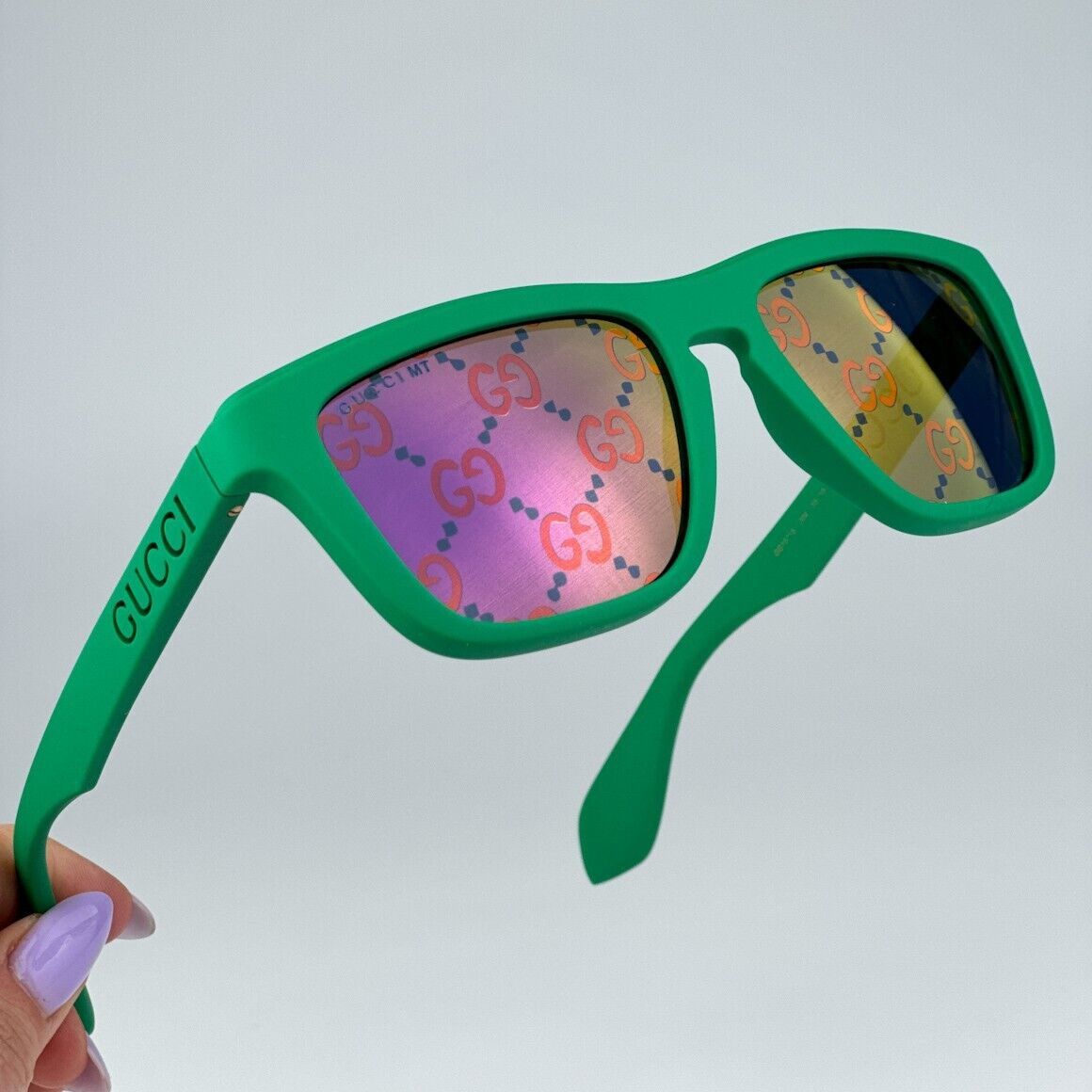 Gucci NEW GUCCI GG1571S-004 Green Size ONE SIZE - 2 Thumbnail