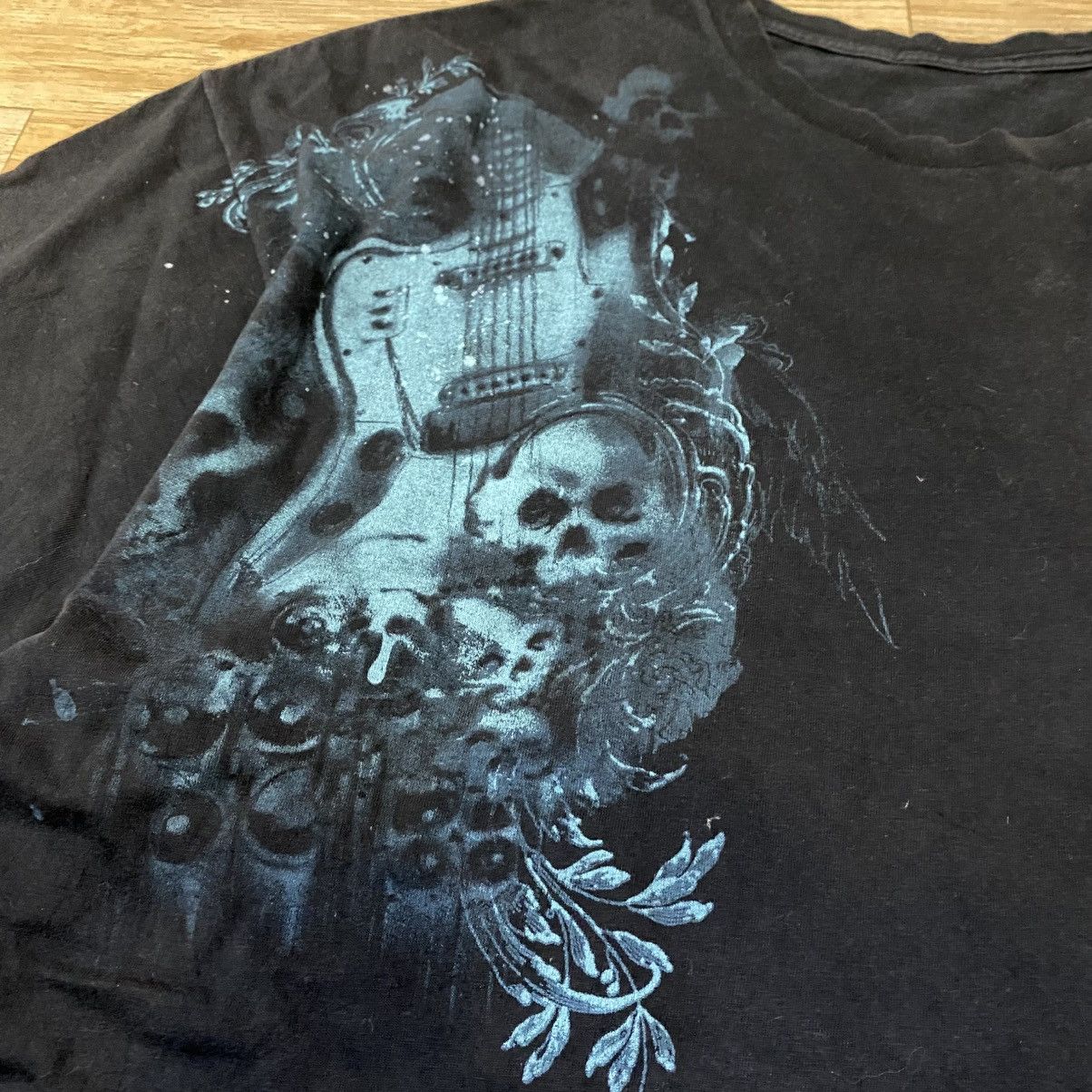 If Six Was Nine 2000s Unbrand Skull Punk Style Tee Size US M / EU 48-50 / 2 - 7 Thumbnail