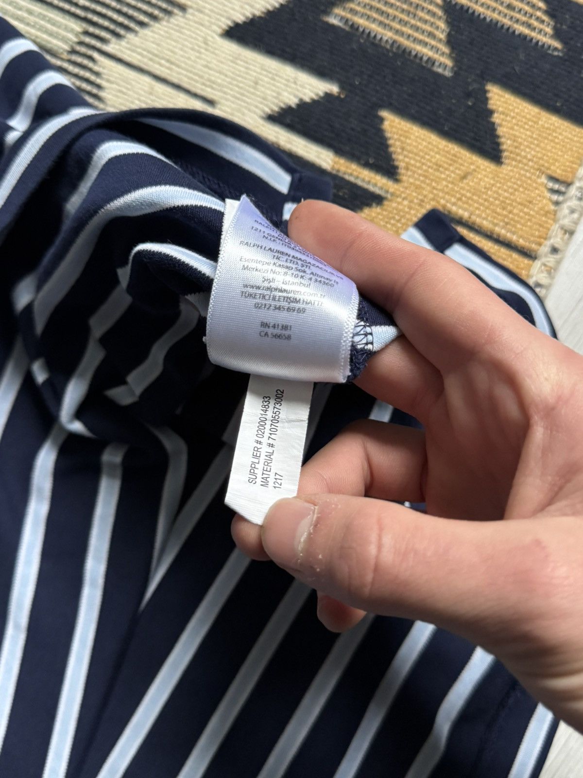 Polo Ralph Lauren Vintage Polo Ralph Lauren Stripped T-shirt Size US XL / EU 56 / 4 - 9 Thumbnail