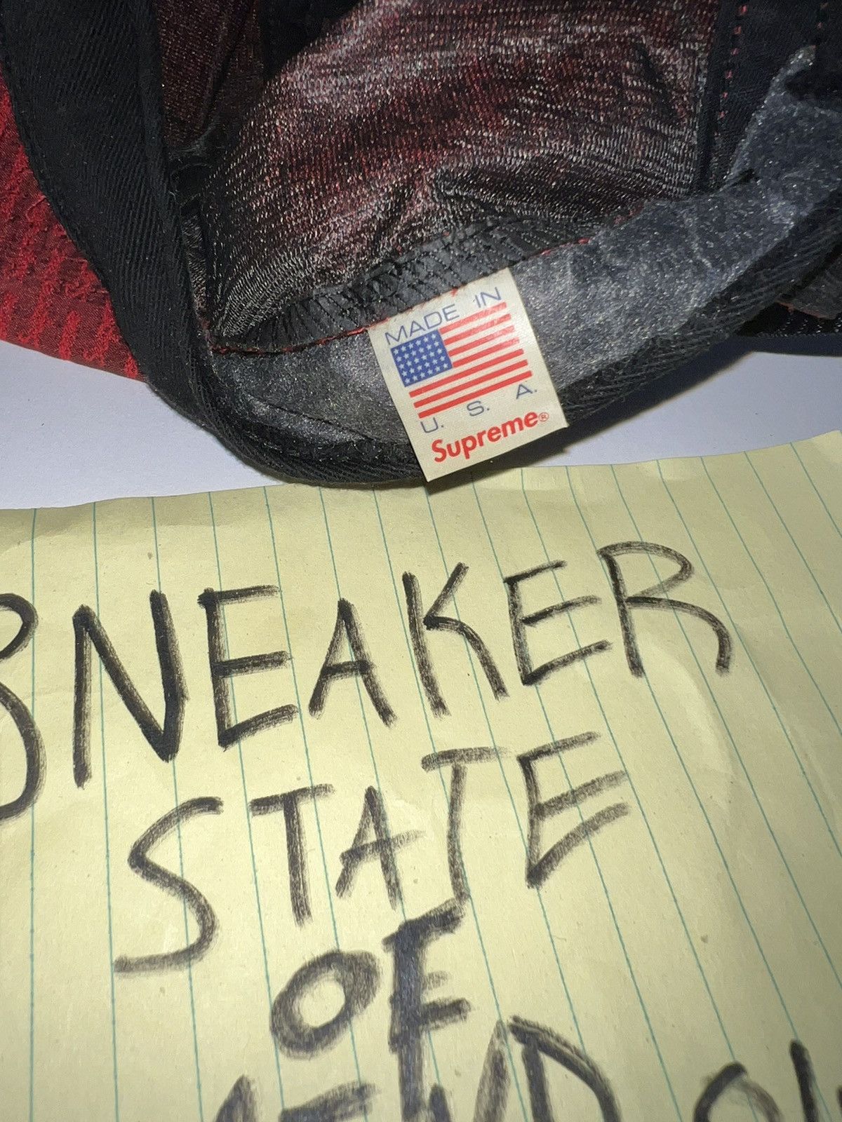 Supreme RARE RED REPEATER SUPREME CAMP CAP F/W 2013 FAST SHIPPING Size ONE SIZE - 9 Thumbnail