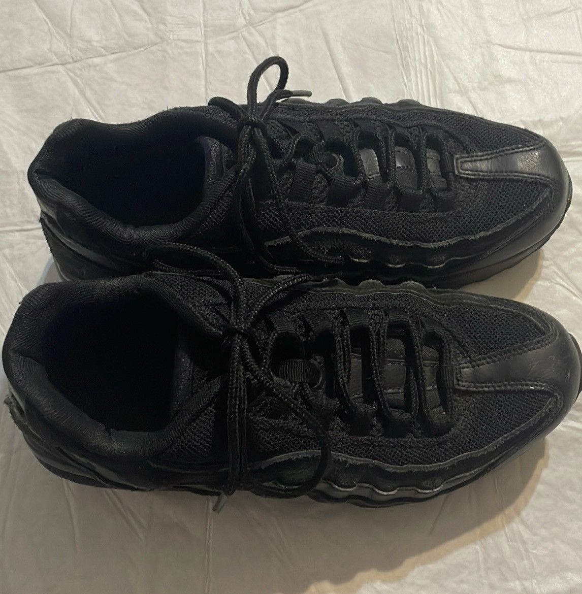 Nike Nike Air Max 95 Recraft GS Triple Black CJ3906-001 Sneakers. Size US 8.5 / IT 38.5 - 3 Thumbnail
