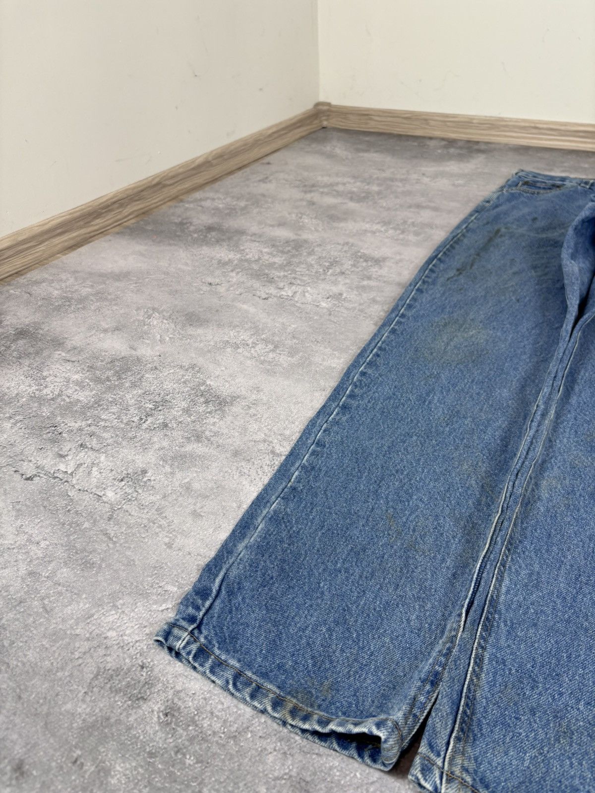 Carhartt Vintage Carhartt Men’s Blue Denim Jeans Straight Fit B17 STW Size US 33 - 11 Thumbnail