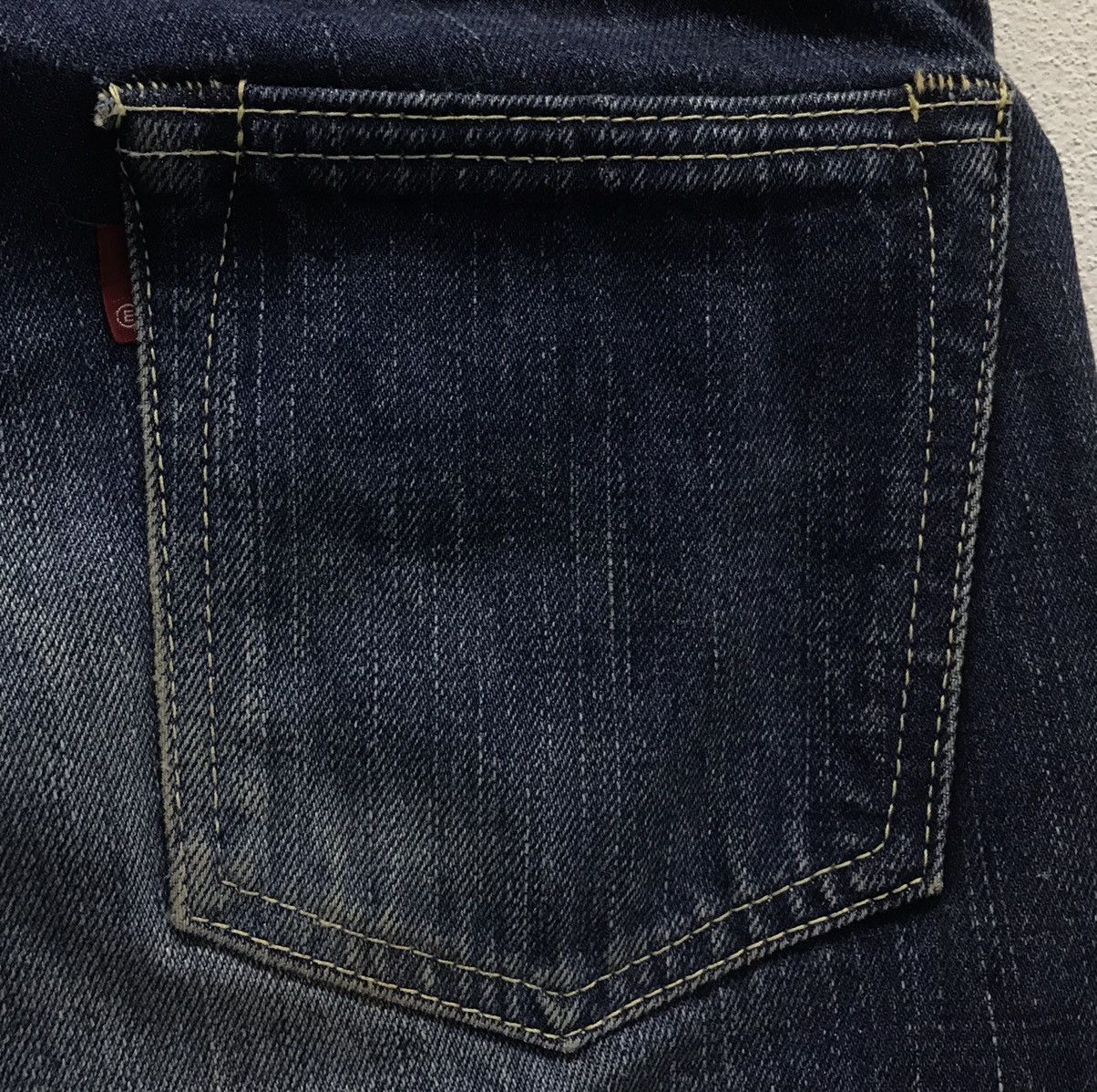 Japanese Brand × Vintage Vintage Deep Blue Made In Japan Denim Pants Size US 30 / EU 46 - 8 Thumbnail