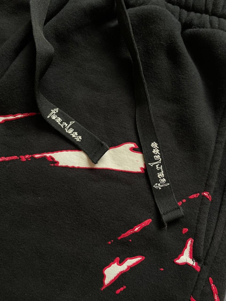 Vintage Fearless SKULL vintage sweatpants track heavy cott baggy y2k Size US 34 / EU 50 - 6 Thumbnail
