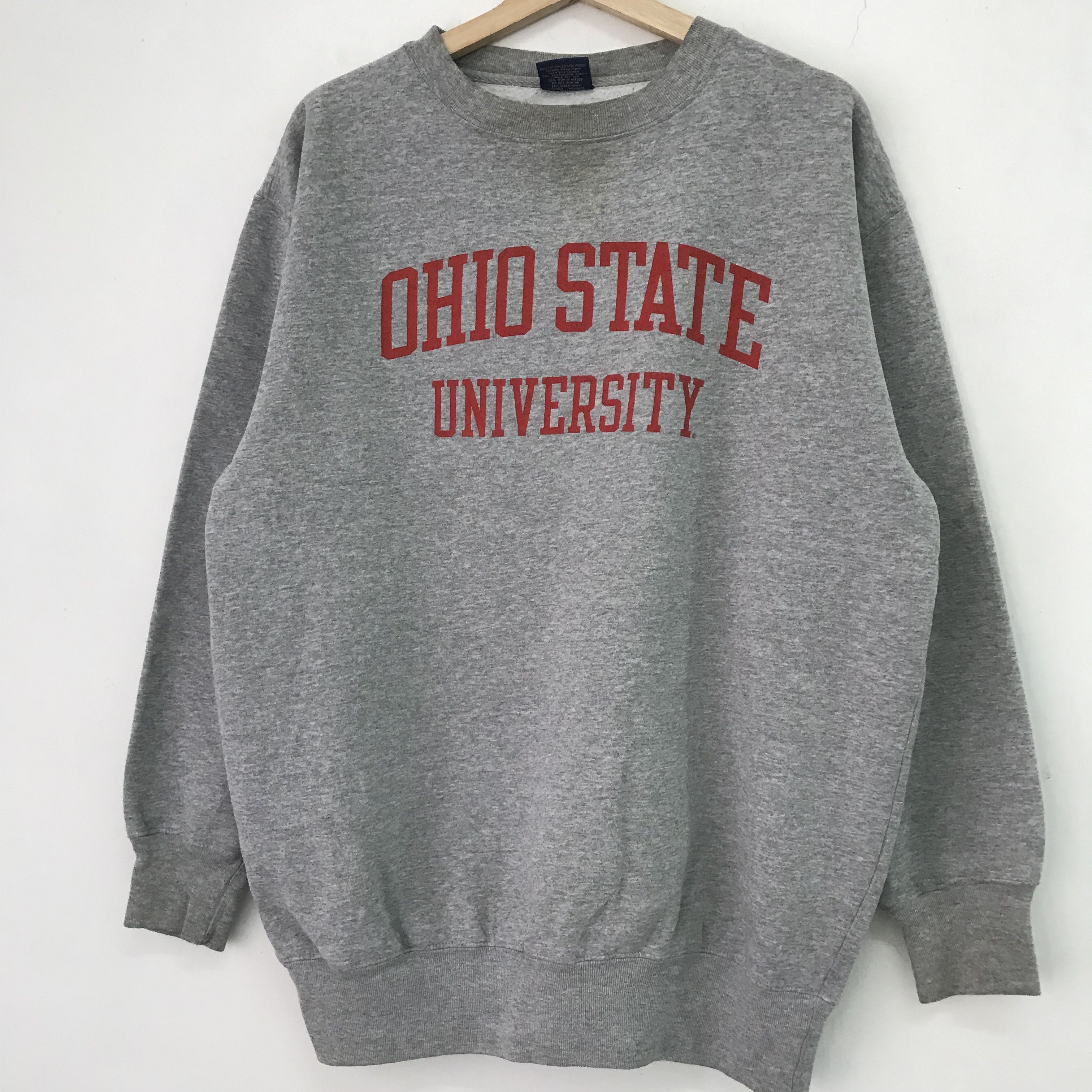Vintage Vintage Ohio State University Gray Sweatshirt - 380 Size US L / EU 52-54 / 3 - 3 Thumbnail