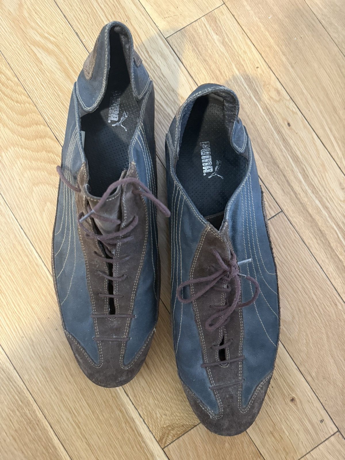Puma Puma brown suede sneaker Size US 13 / EU 46 - 1 Thumbnail
