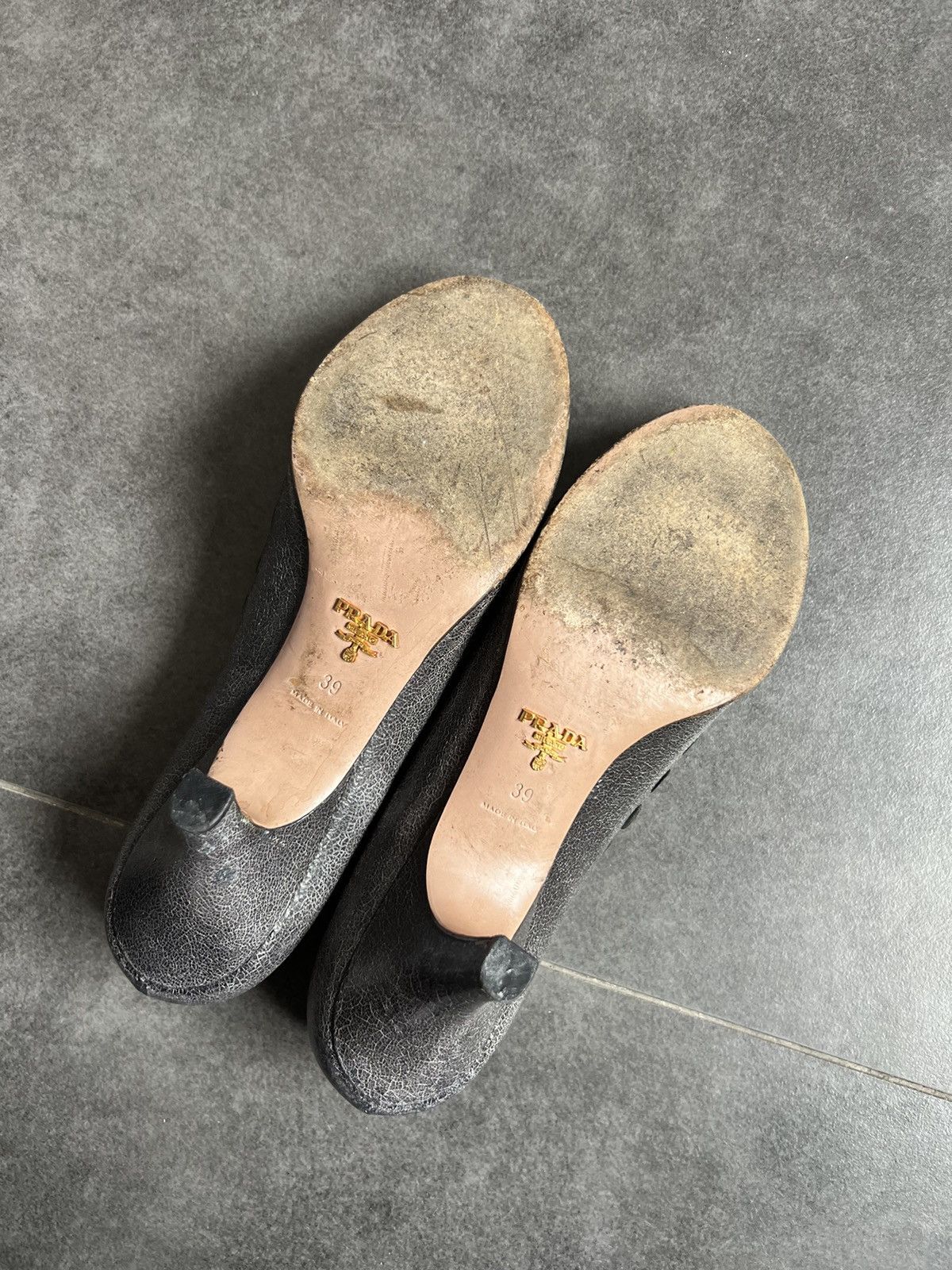 Prada Vintage Prada bow kitten ballet heels Size US 9 / IT 39 - 12 Thumbnail