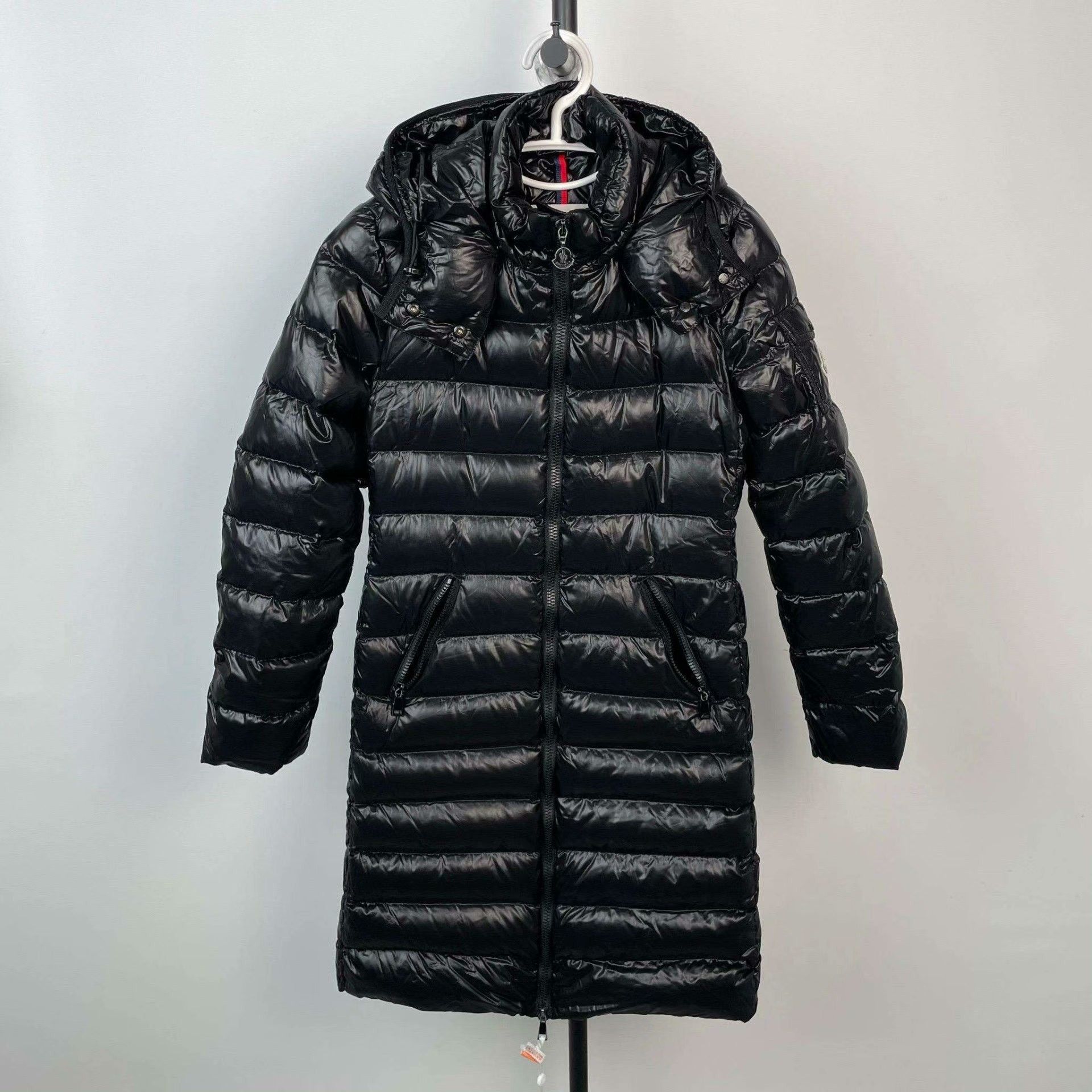 Moncler Moncler Down Long Black Down Jacket M Women Size M / US 6-8 / IT 42-44 - 1 Thumbnail