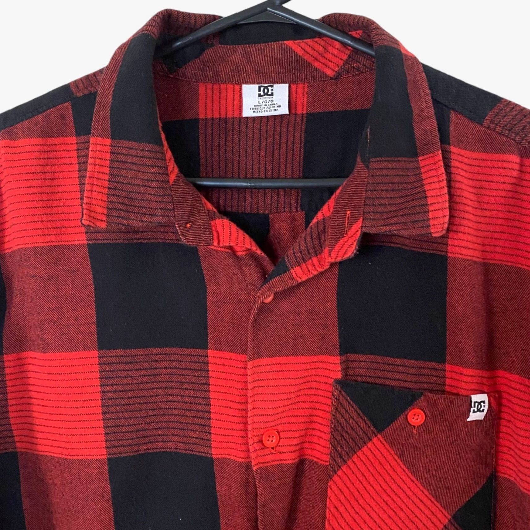 Vintage VINTAGE DC Flannel Shirt Men Large Long-Sleeve Plaid Cotton Button-Up Casual Outdoor Winter Size US L / EU 52-54 / 3 - 5 Thumbnail