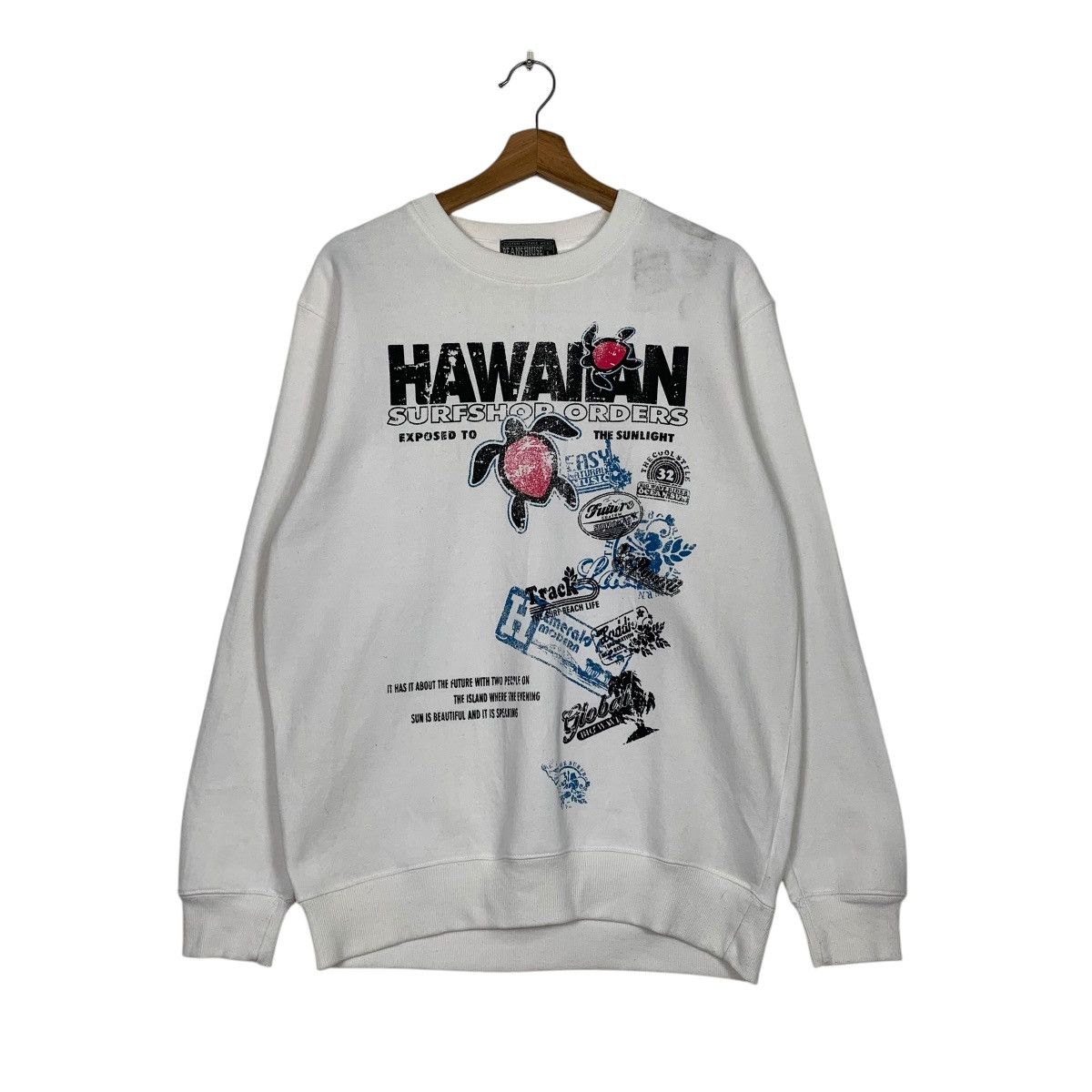Japanese Brand Hawaian Surf Shop Sweatshirt Size US M / EU 48-50 / 2 - 1 Thumbnail