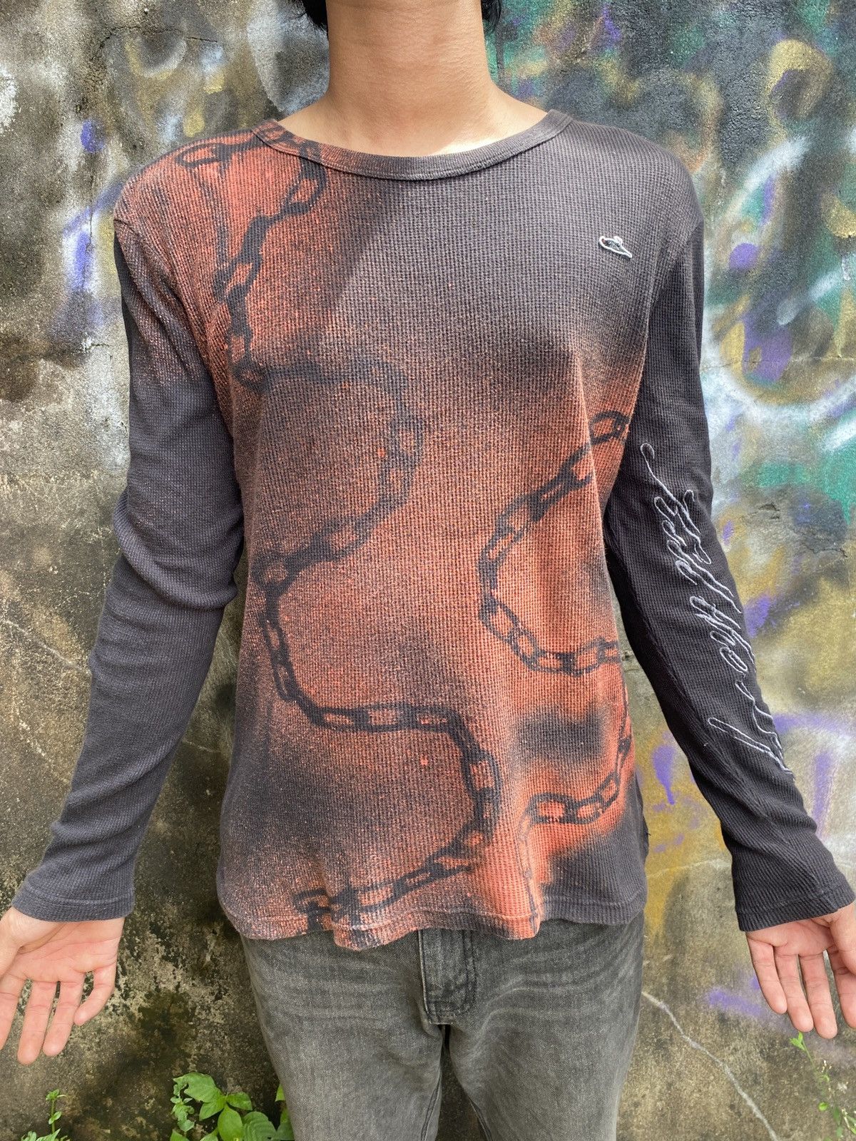 20471120 × Japanese Brand Longsleeve Atticus thermal chain Size M / US 6-8 / IT 42-44 - 3 Thumbnail