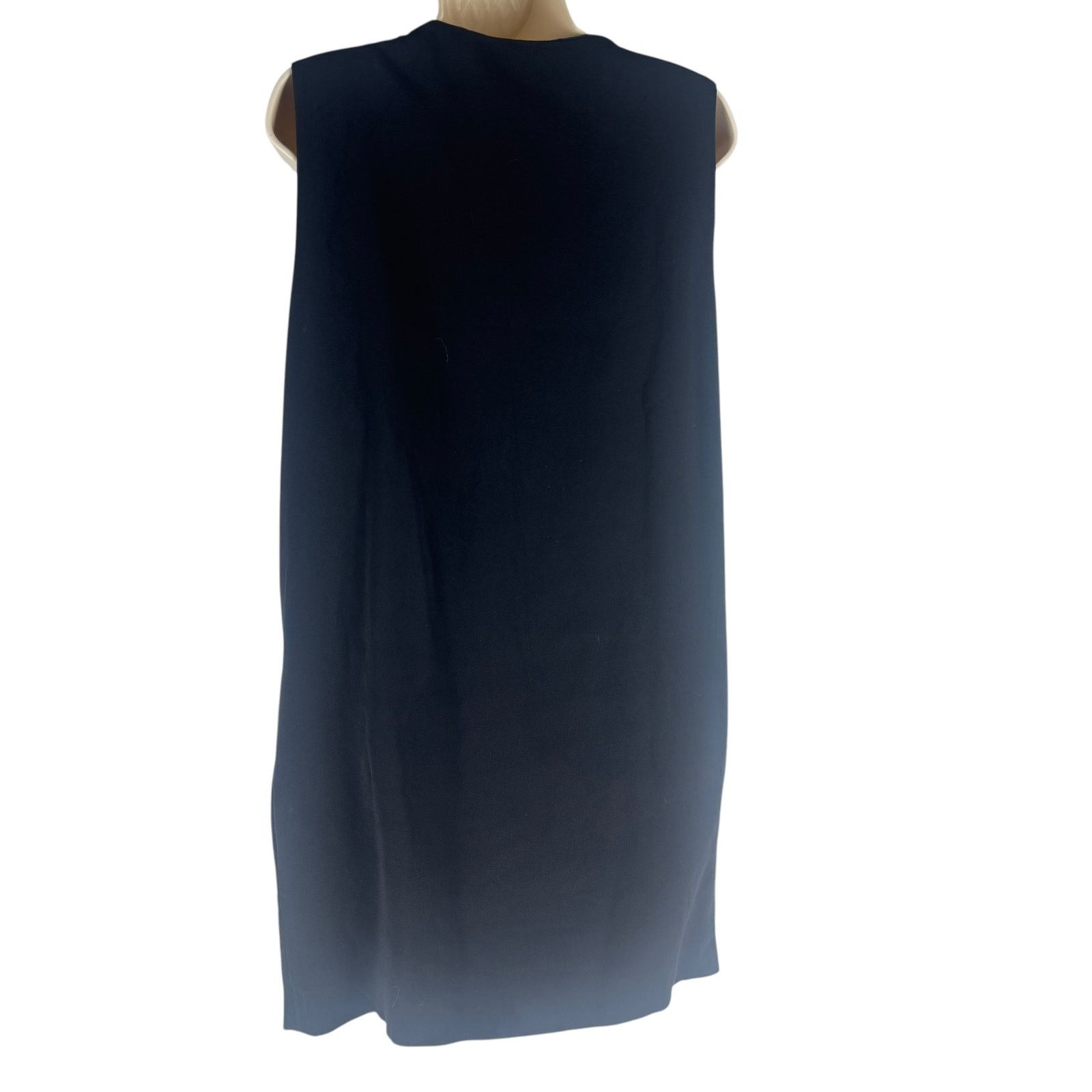 Stella McCartney New Stella Mccartney Asymmetric Dress Sleeveless Zip Black Size M / US 6-8 / IT 42-44 - 6 Thumbnail