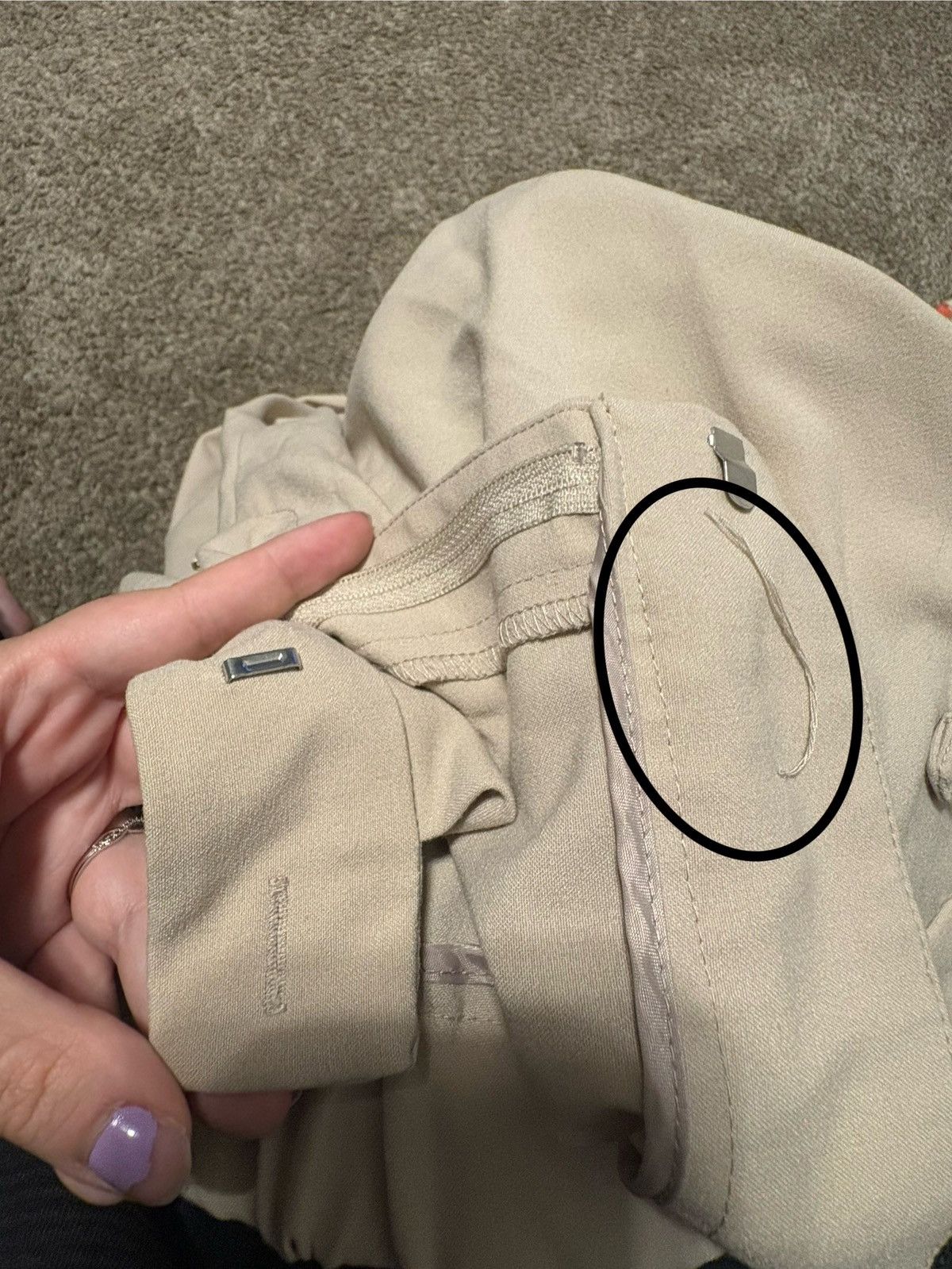 Other (Susan Graver) Tan Capri Wide Leg Pants: Size 2X Size 42" / US 20 - 8 Thumbnail