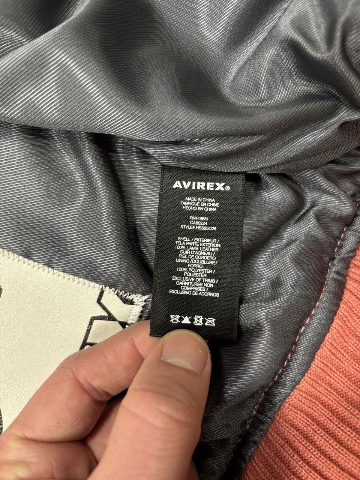 Avirex × HELLSTAR Hellstar x Avirex Jacket, Salvage Red Size US L / EU 52-54 / 3 - 15 Thumbnail