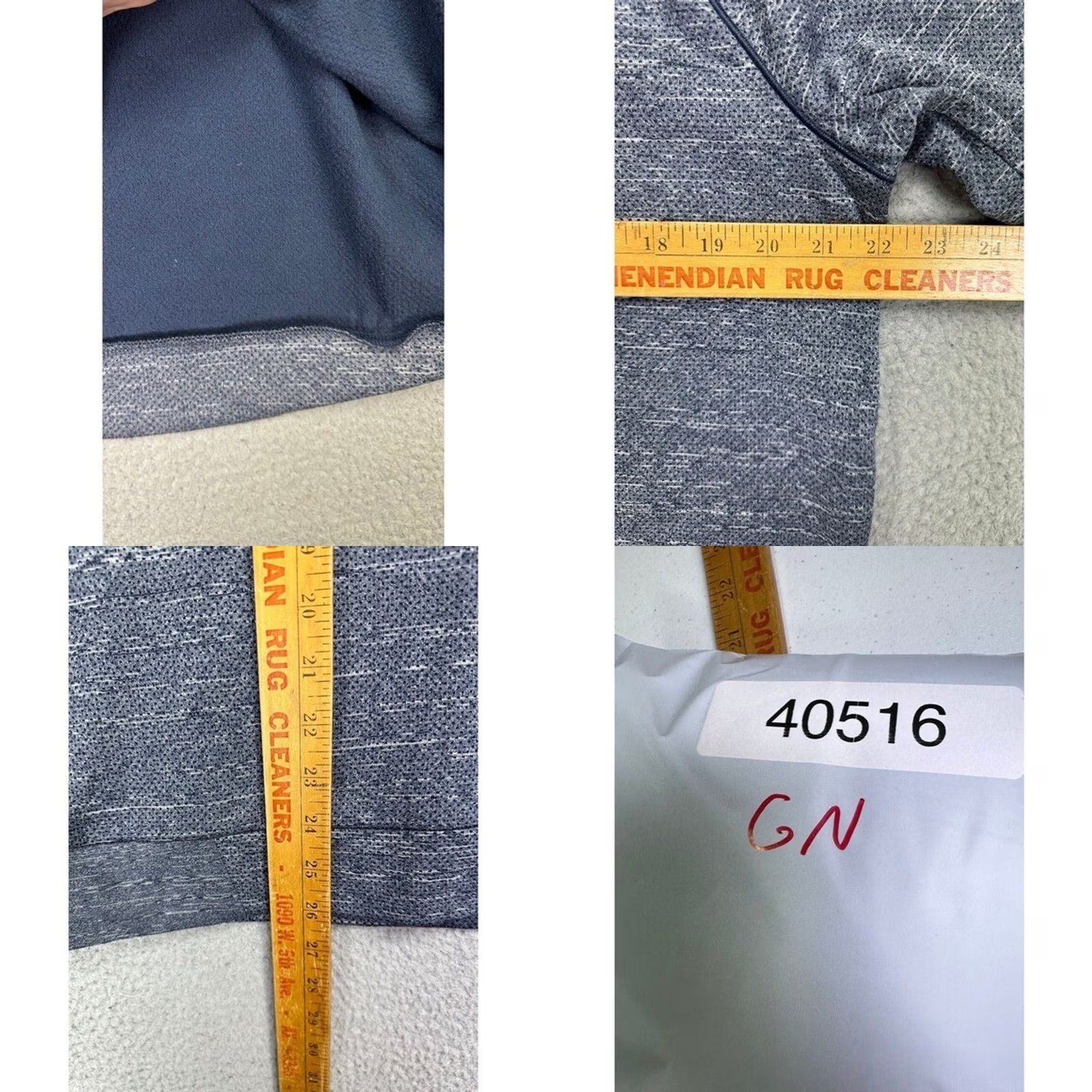 Vintage Greg Norman Sweater Men Medium Blue Fleece Lined Quarter Zip Pullover Sweatshirt Size US M / EU 48-50 / 2 - 8 Thumbnail