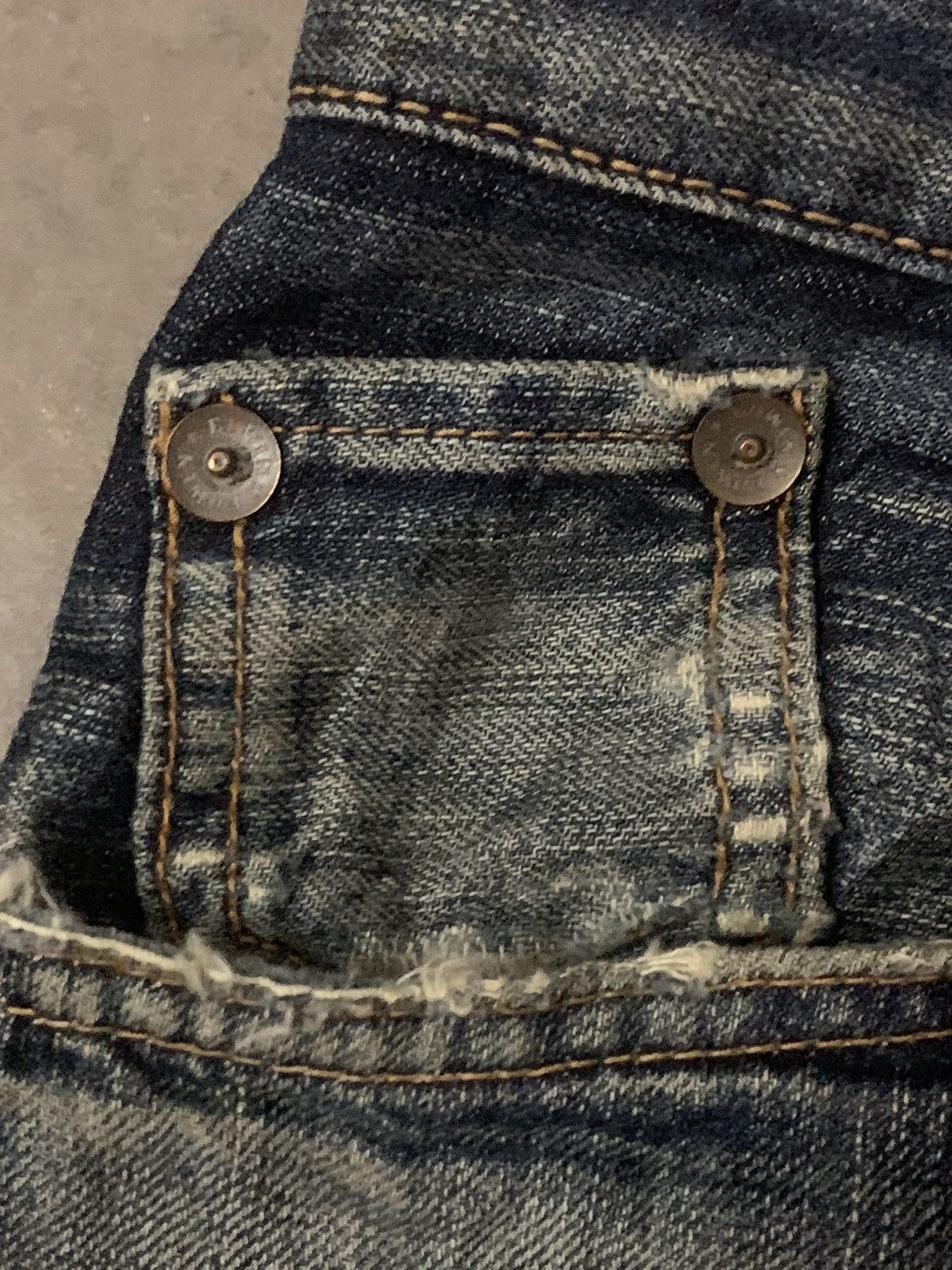 Edwin × Japanese Brand × Vintage Edwin Exclusive Vintage Selvedge Flare Denim Jeans Size US 30 / EU 46 - 4 Thumbnail