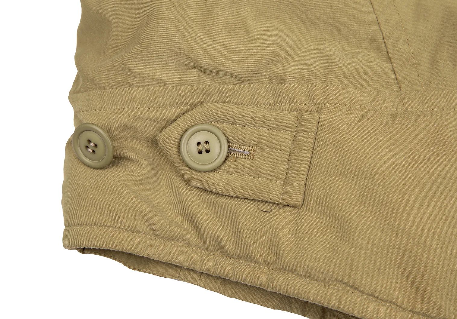 Issey Miyake Nylon Down Jacket in Beige, Size M Size US M / EU 48-50 / 2 - 15 Thumbnail