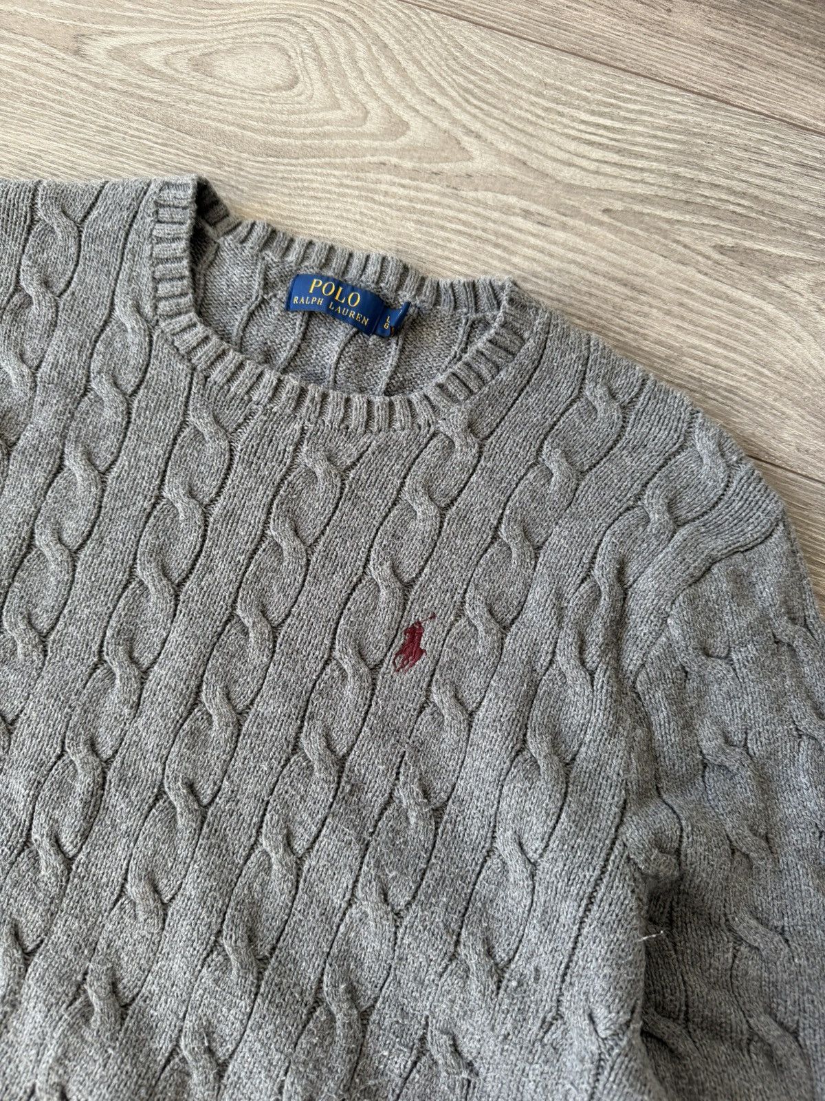 Polo Ralph Lauren Polo Ralph Lauren Grey Luxury Casual Knitted Sweater Size US L / EU 52-54 / 3 - 8 Thumbnail