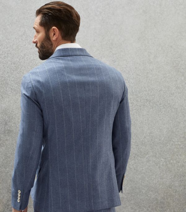 Brunello Cucinelli 0924 Suit in Blue Size 38R - 3 Thumbnail