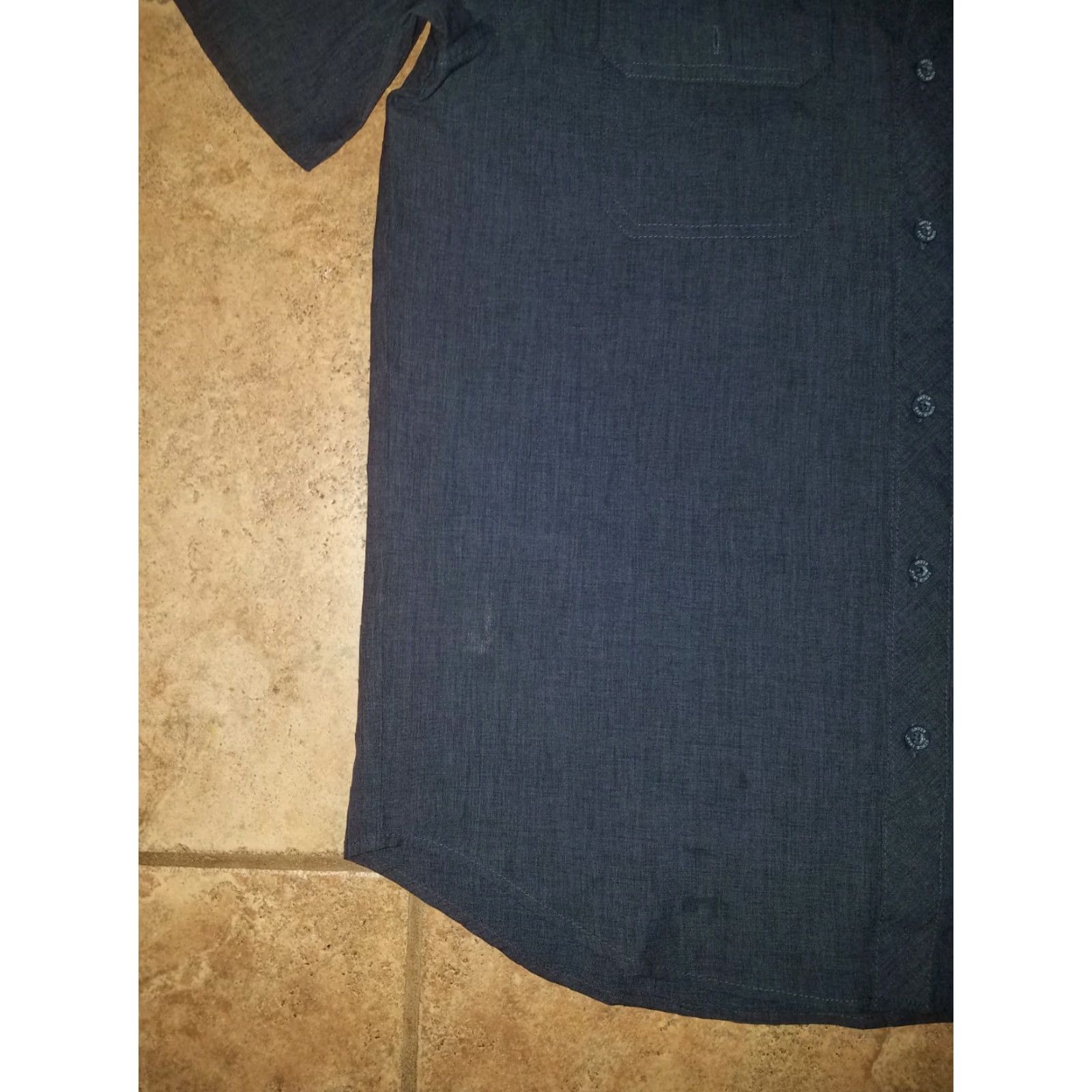 Orvis Orvis Navy Blue Short Sleeve Button-Down Shirt Mens M Size US M / EU 48-50 / 2 - 4 Thumbnail