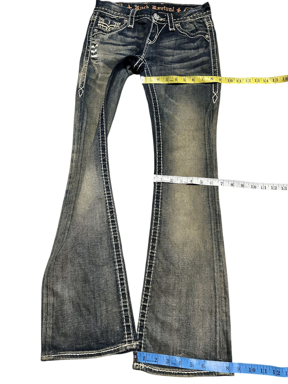 Rock Revival Distress Flare Rock Revival 28X38 Size US 28 / EU 44 - 5 Thumbnail