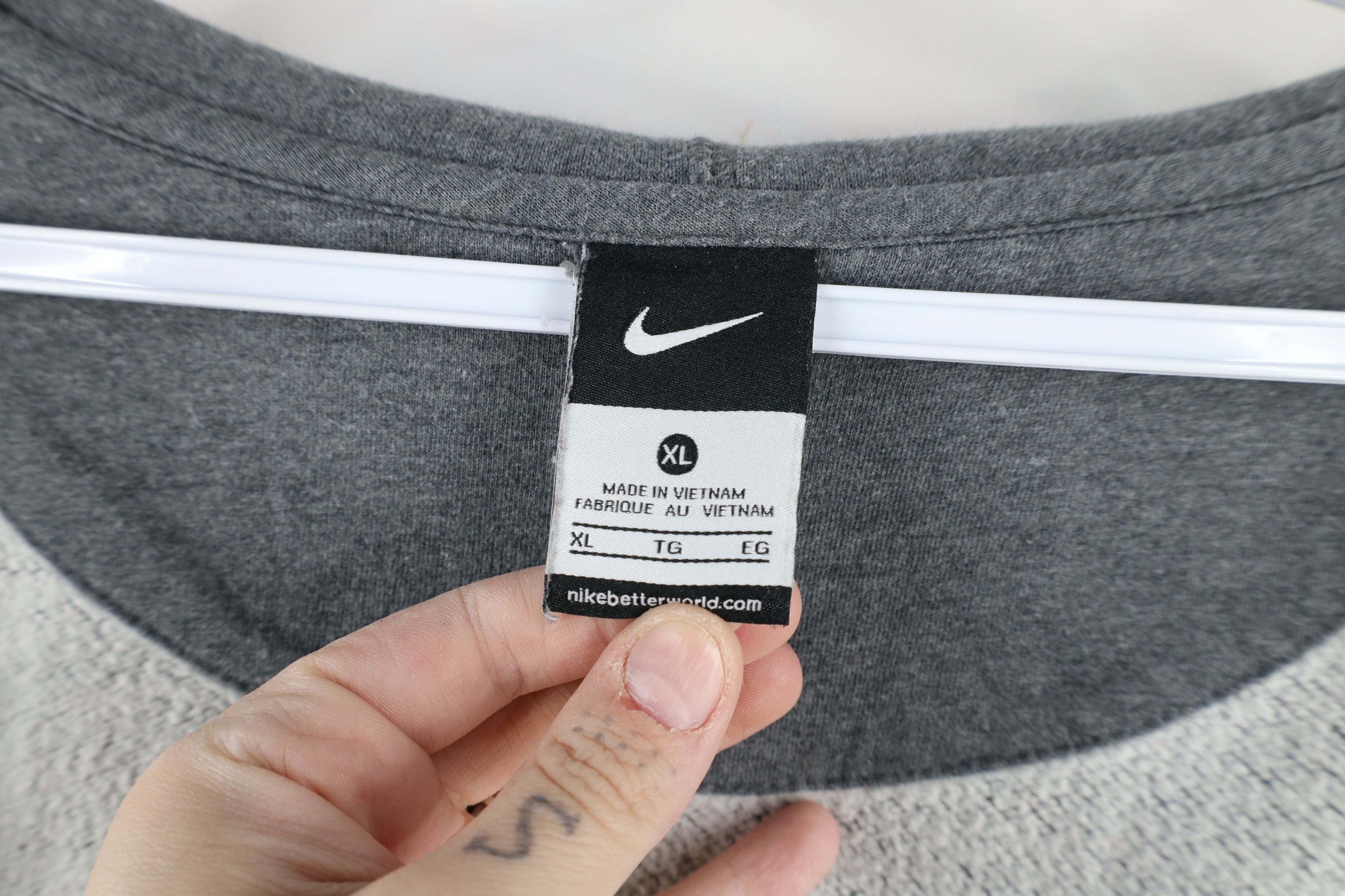 Nike × Vintage Vintage Nike Spell Out Ohio State University Full Zip Hoodie Size US XL / EU 56 / 4 - 12 Thumbnail