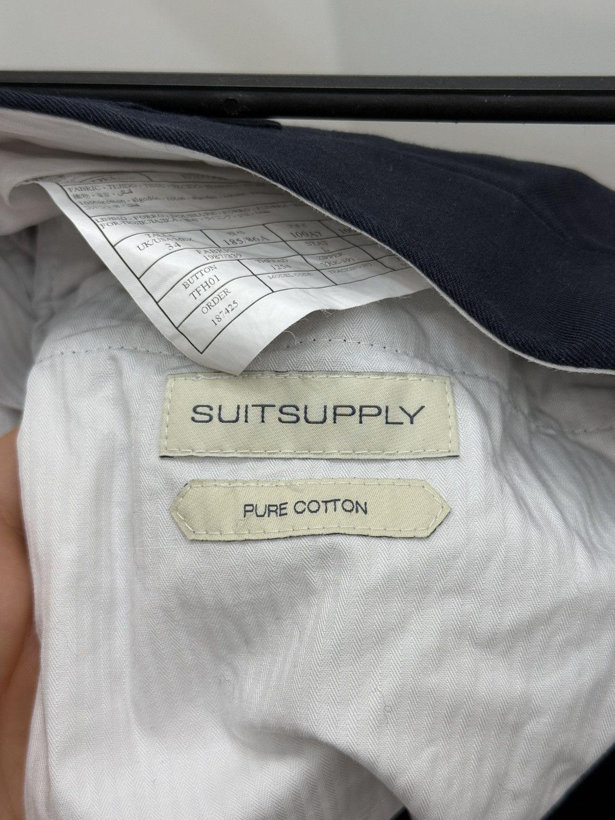 Suitsupply Suitsupply Brescia SA Cotton Pants Size US 34 / EU 50 - 6 Thumbnail